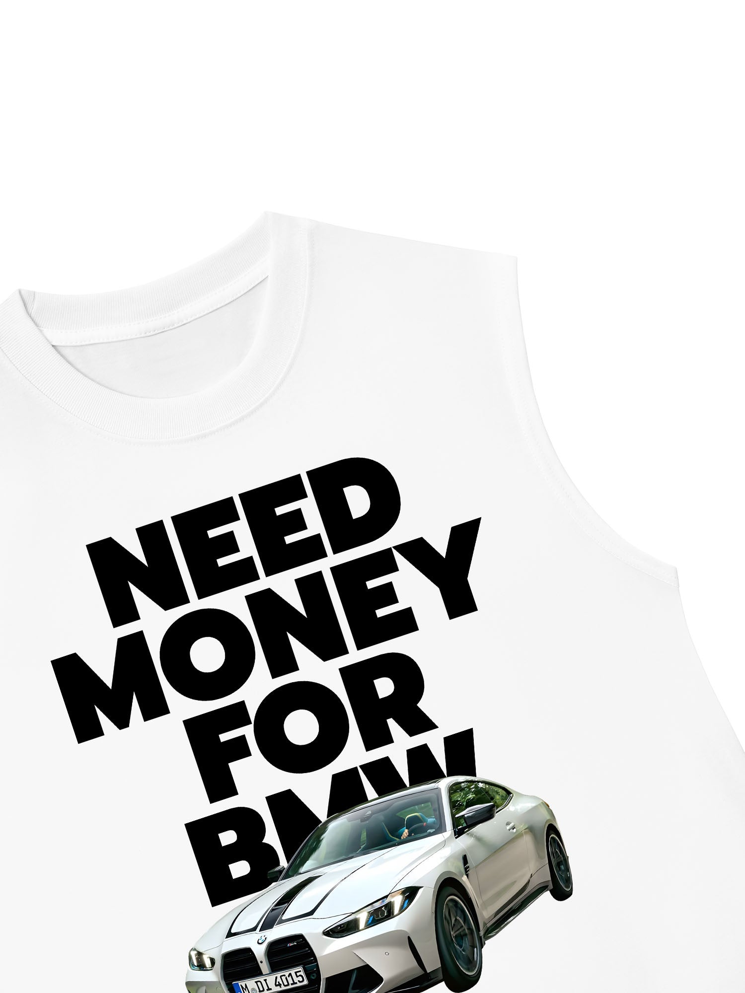 Áo Ba Lỗ Relaxed Fit BMW Need Money For