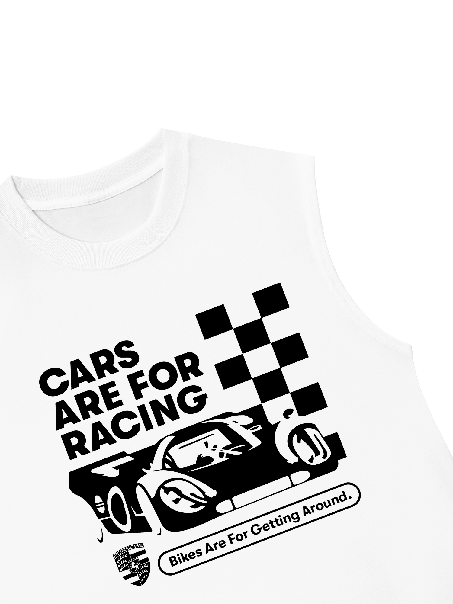 Áo Ba Lỗ Relaxed Fit Porsche Cars Are For Racing