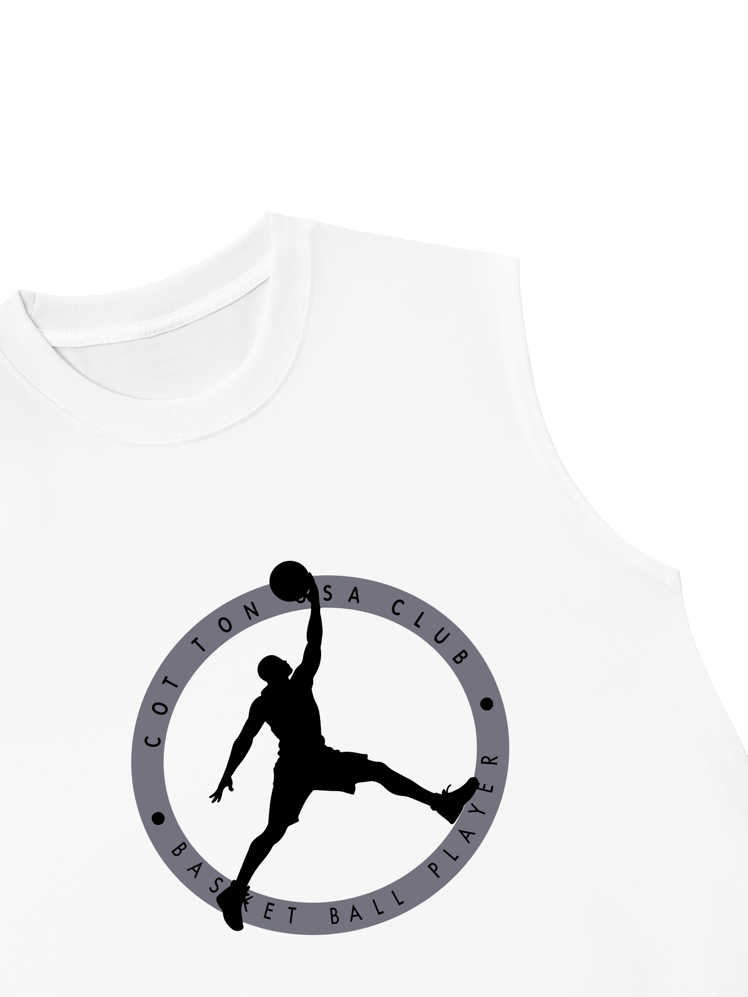 Áo Ba Lỗ Relaxed Fit Basketball Logo