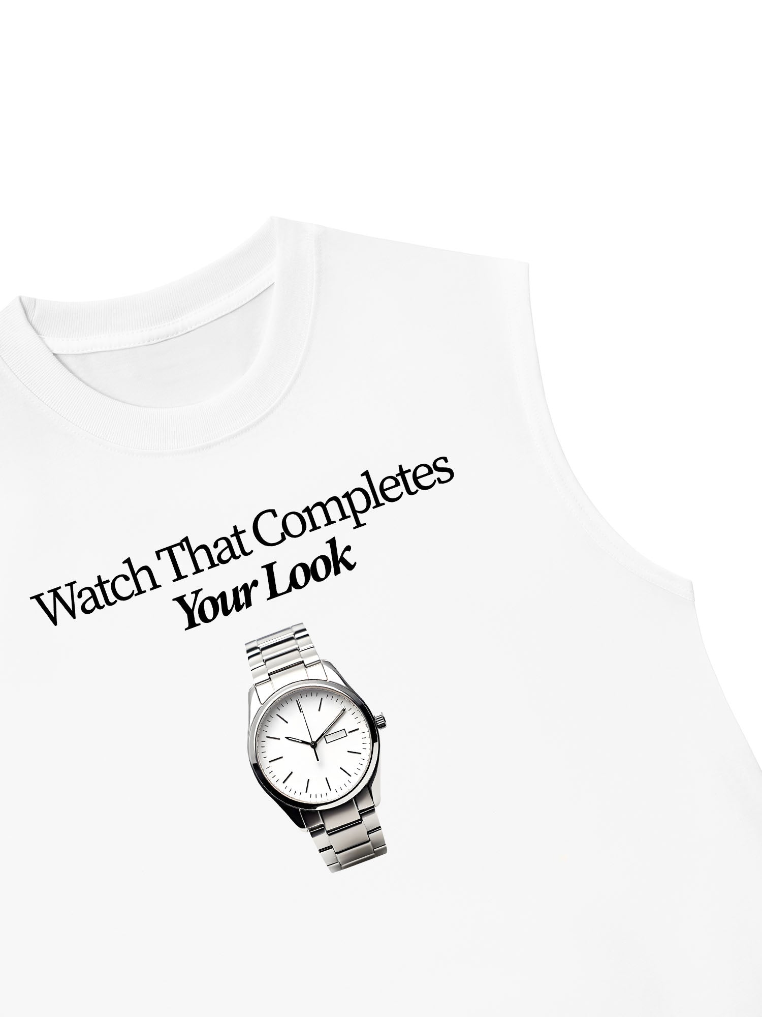 Áo Ba Lỗ Relaxed Fit Watch That Completes