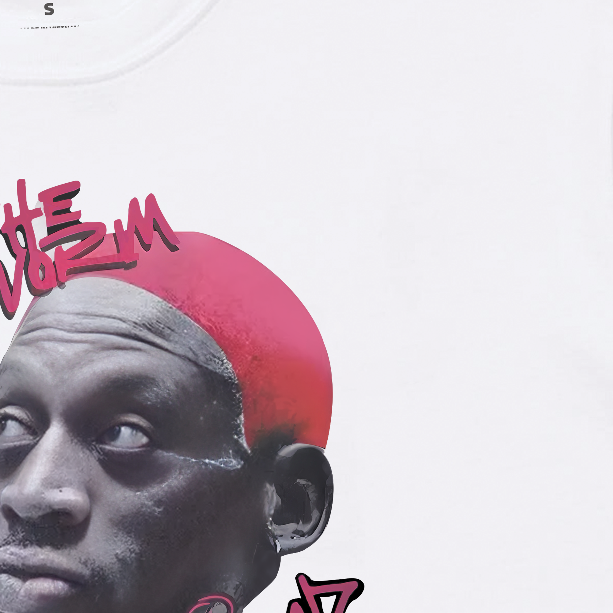 Áo Thun Oversize Rapper Hip Hop Streetwear Dennis Rodman Graphic