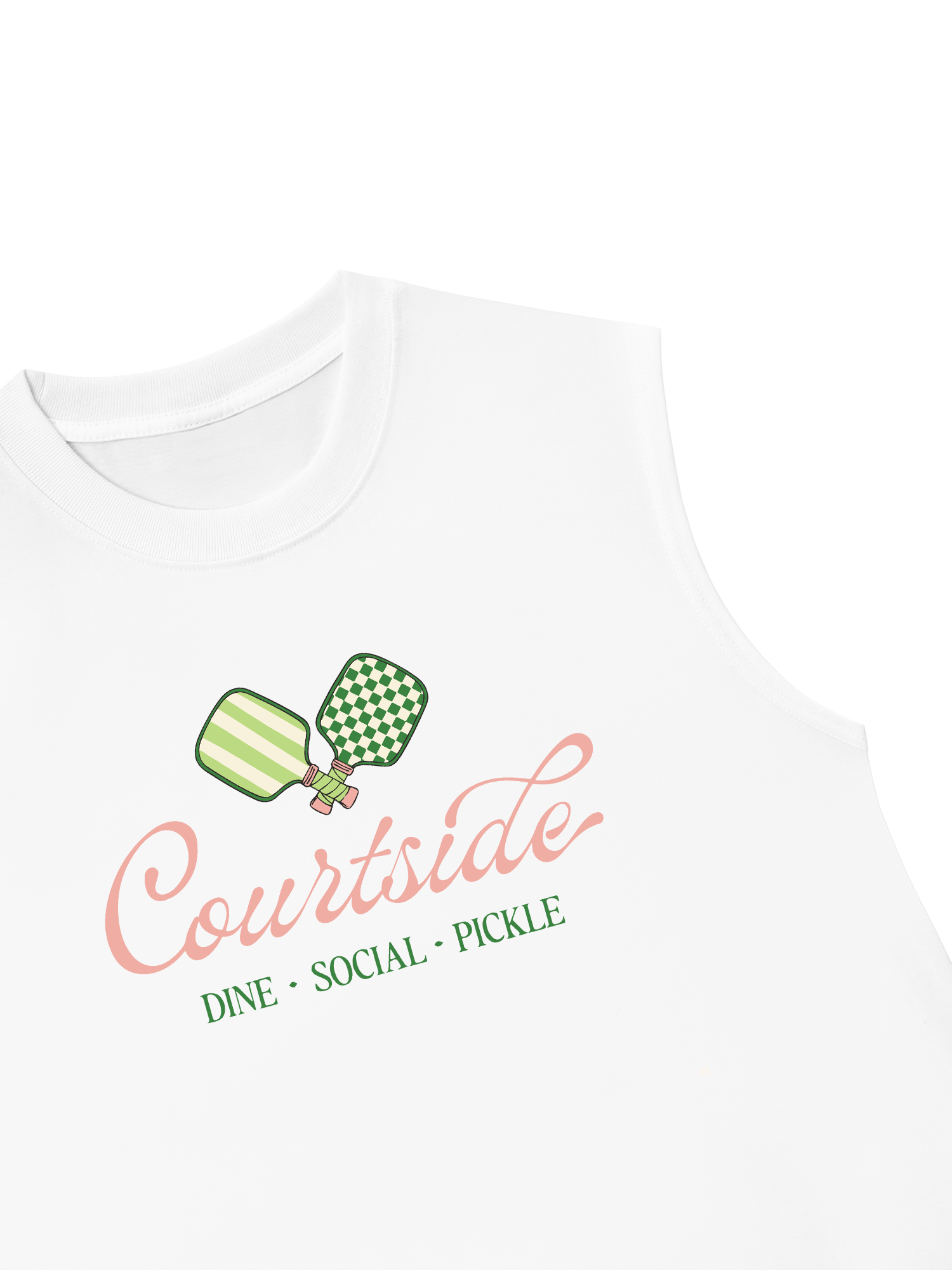 Áo Ba Lỗ Relaxed Fit Pickleball Courtside Dine Social Pickle