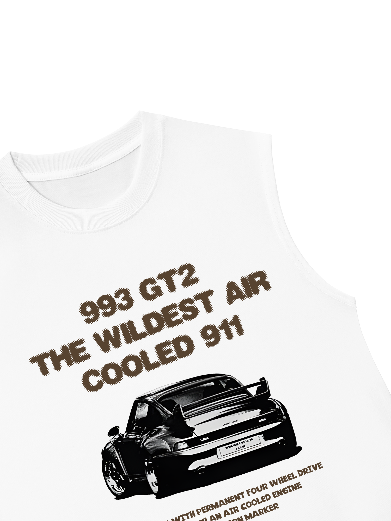Áo Ba Lỗ Relaxed Fit Porsche 993 GT2 Retro