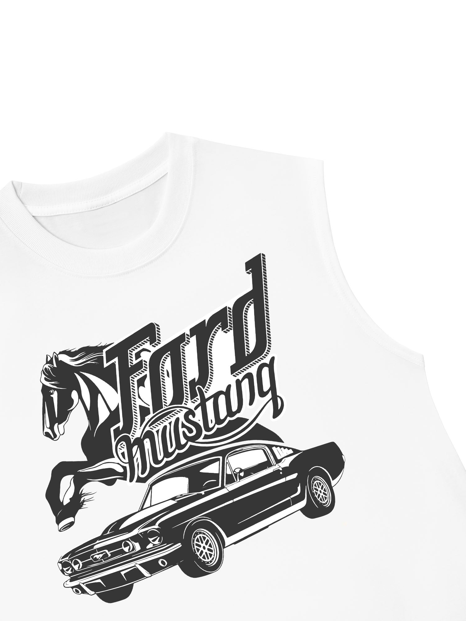 Áo Ba Lỗ Relaxed Fit Ford Classic
