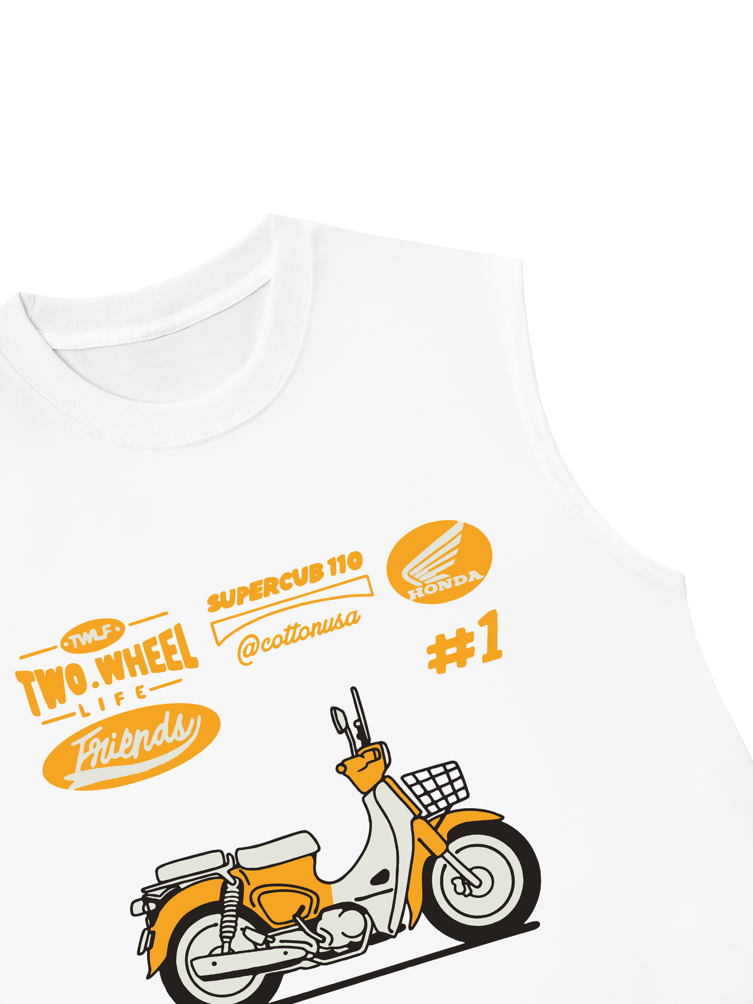 Áo Ba Lỗ Relaxed Fit Super Cub 110