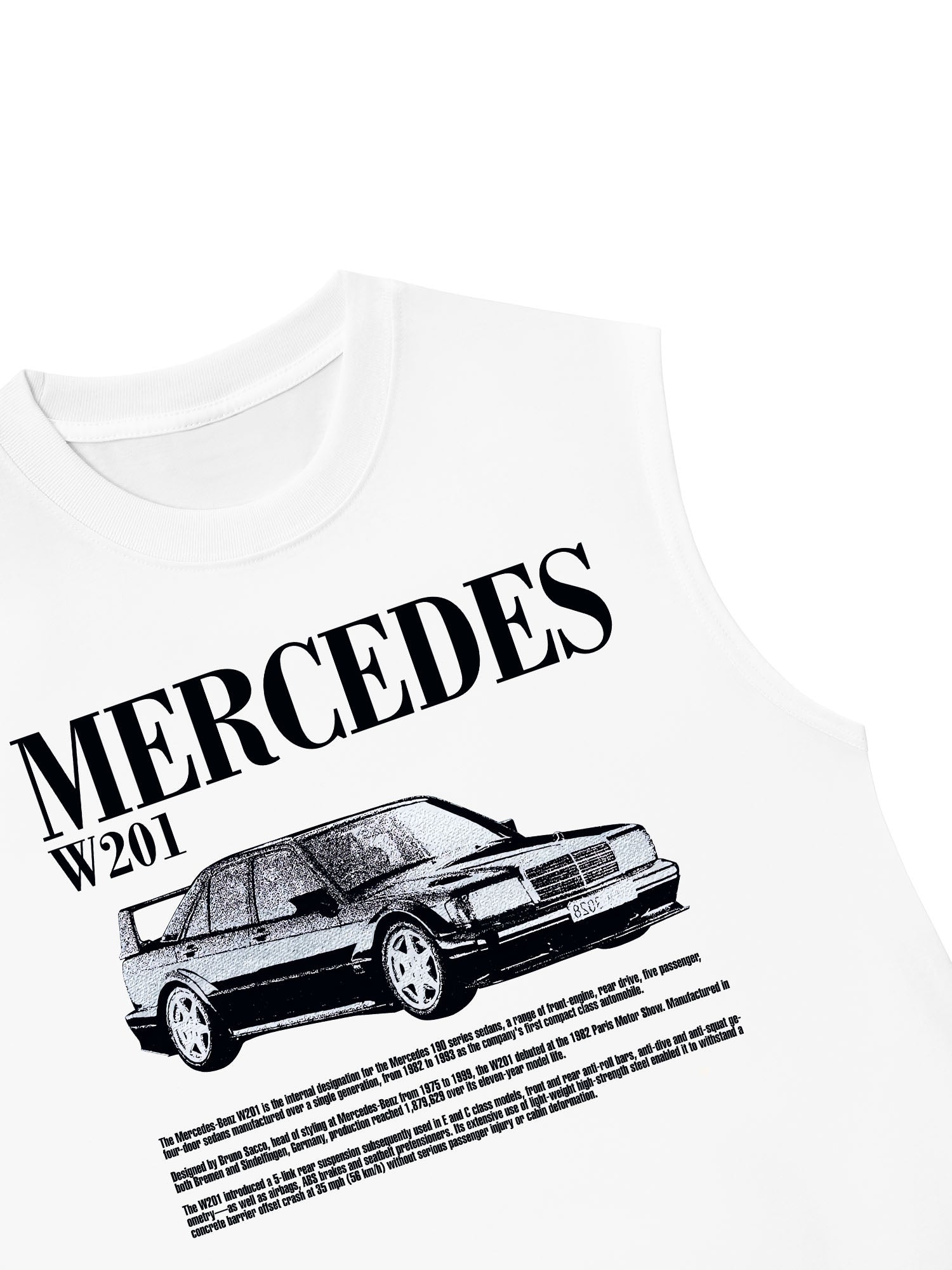 Áo Ba Lỗ Relaxed Fit Mercedes W201