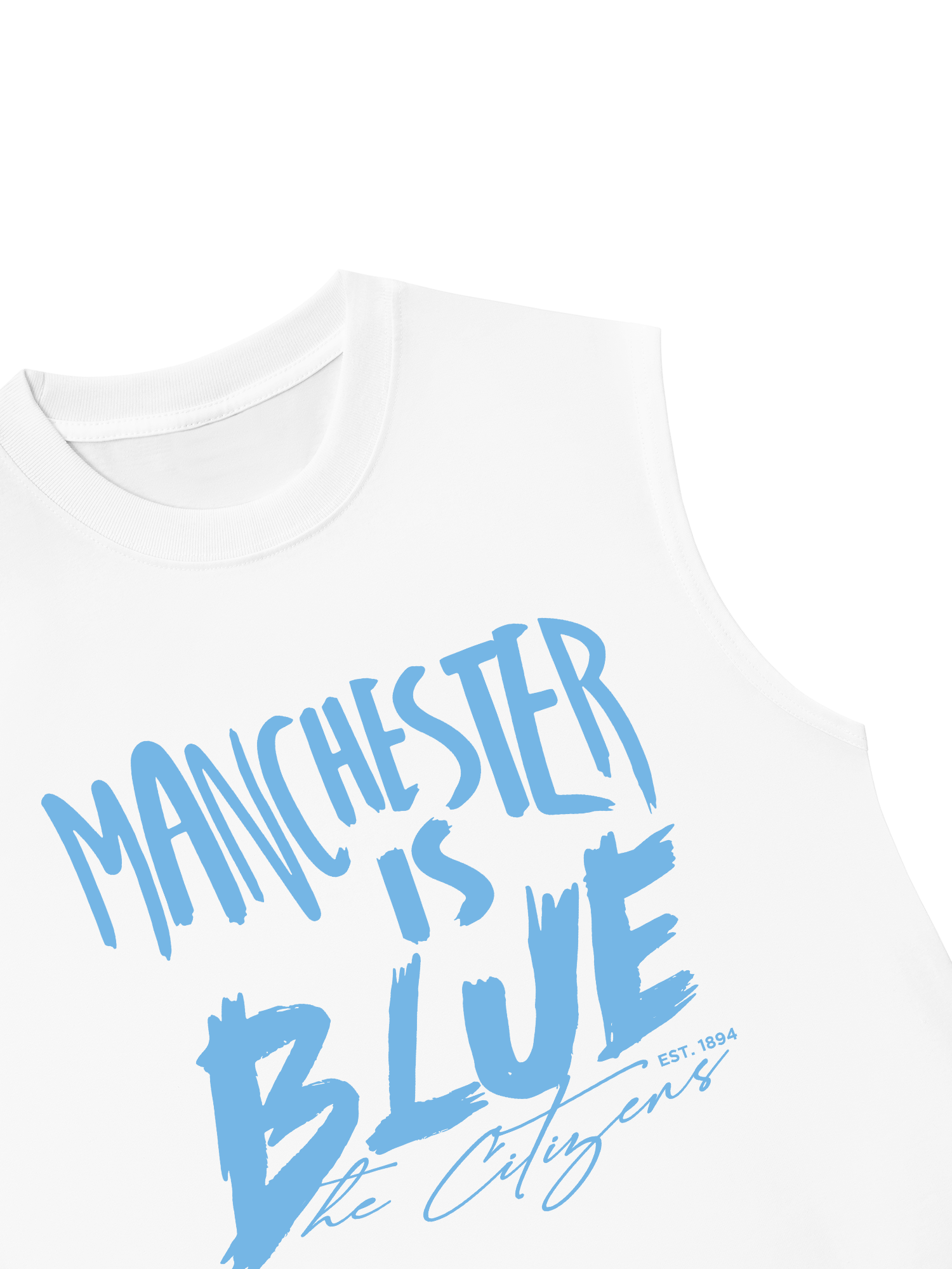 Áo Ba Lỗ Relaxed Fit Manchester is Blue