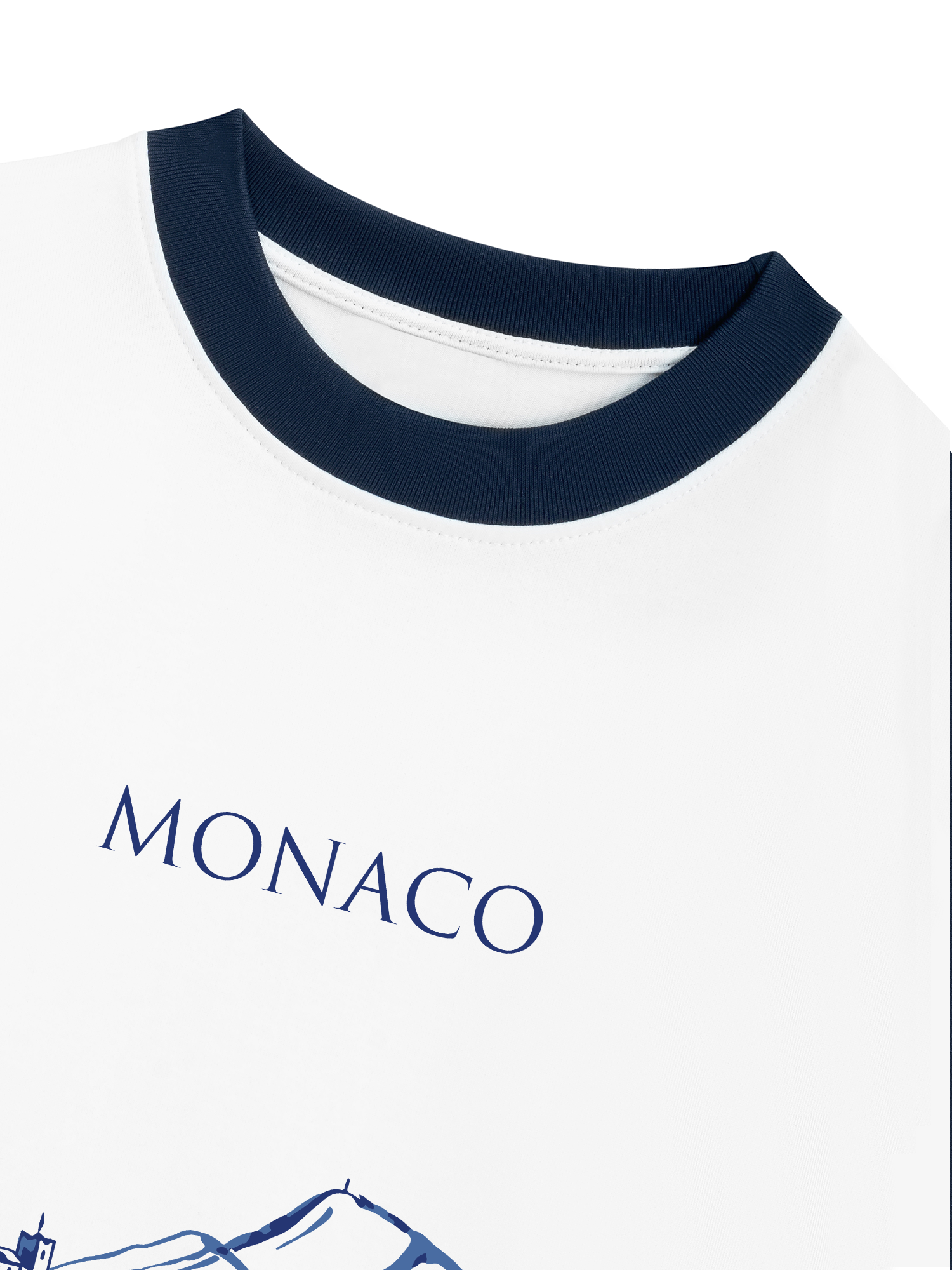 Áo Thun Ringer Relaxed Fit City Monaco