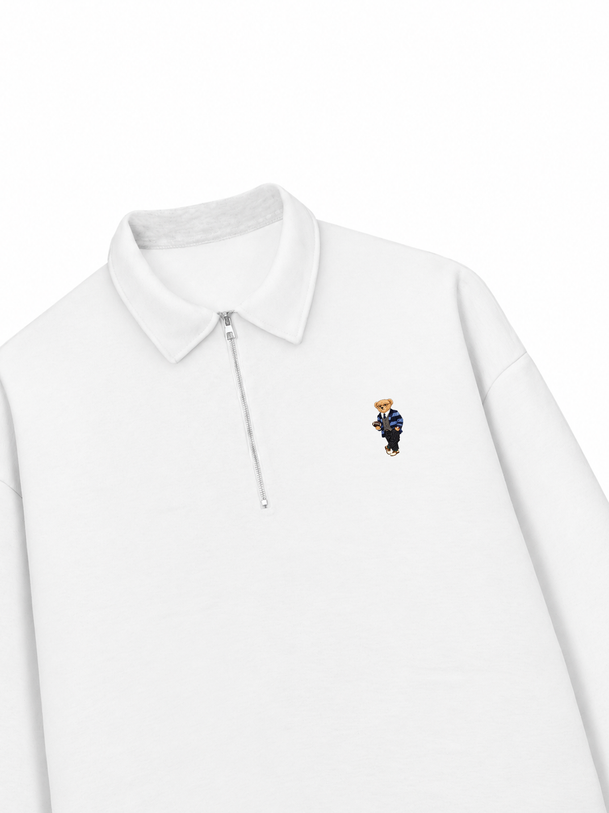 Áo Sweater Polo Nỉ Hai Da Smart Bear