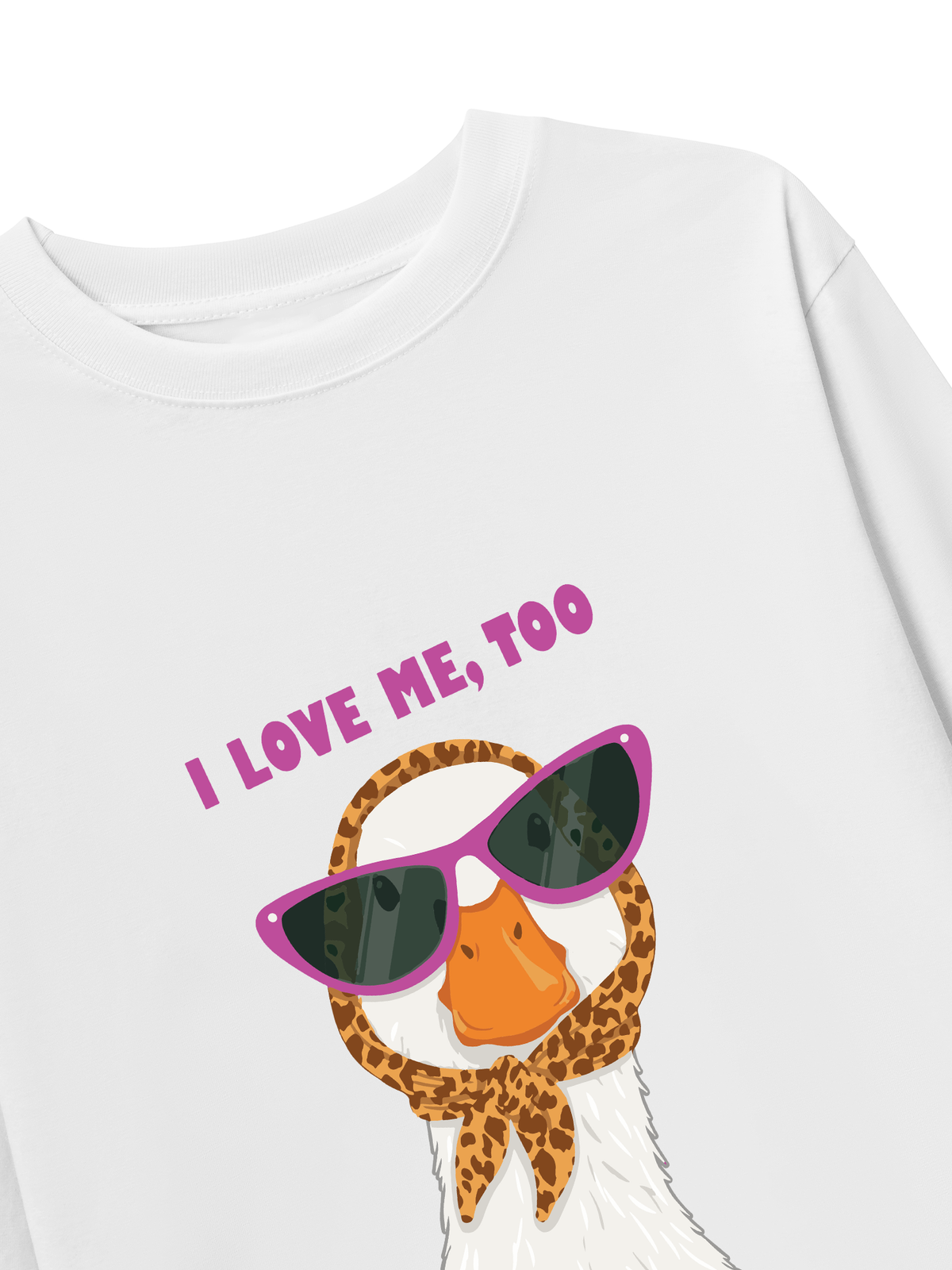 Áo Thun Dài Tay Farm Lady Duck I Love Me Too