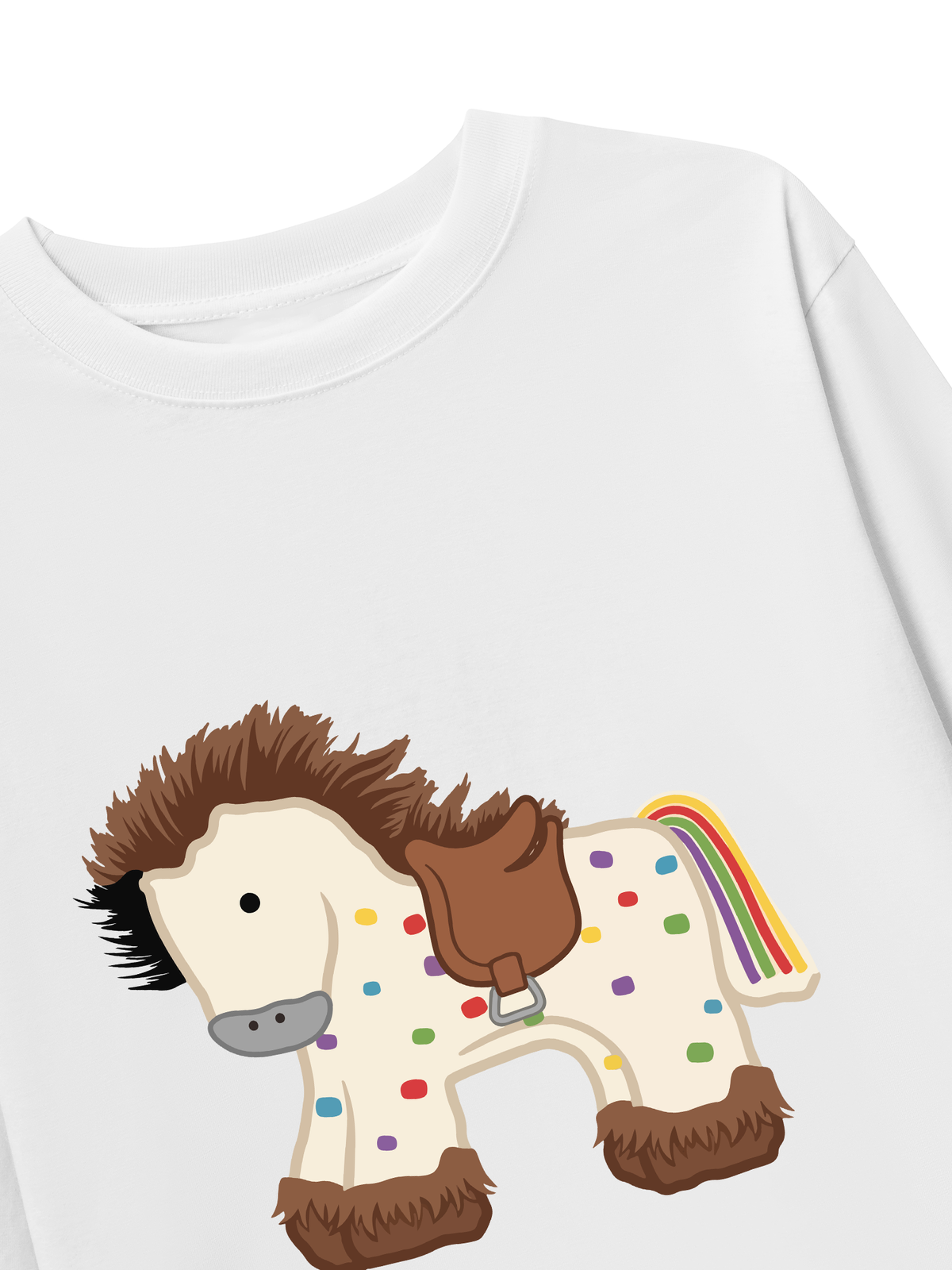 Áo Thun Dài Tay Dotty Mood Rainbow Tail Pony