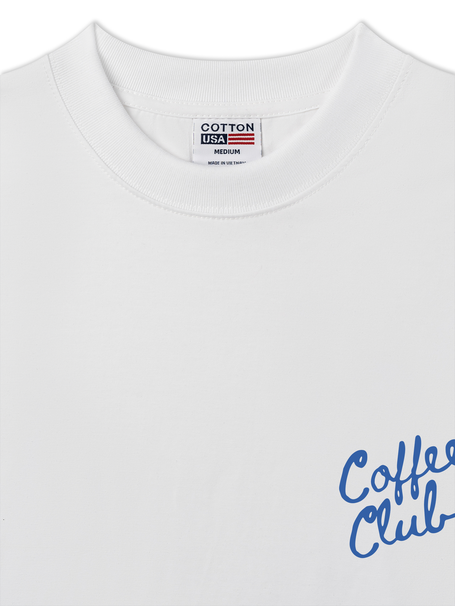 Áo Thun Relaxed Fit Coffee Club Blue