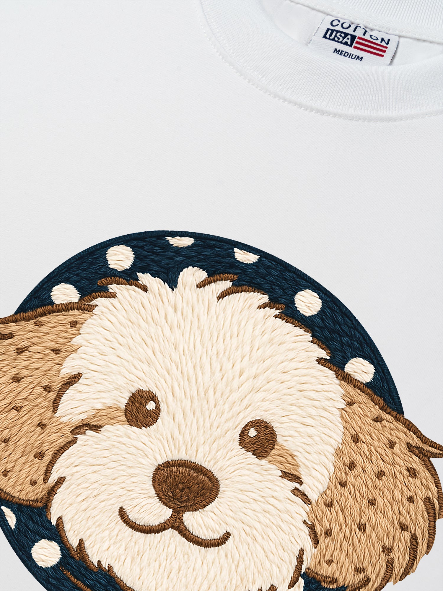 Áo Thun Relaxed Fit Winter Cute Puppy