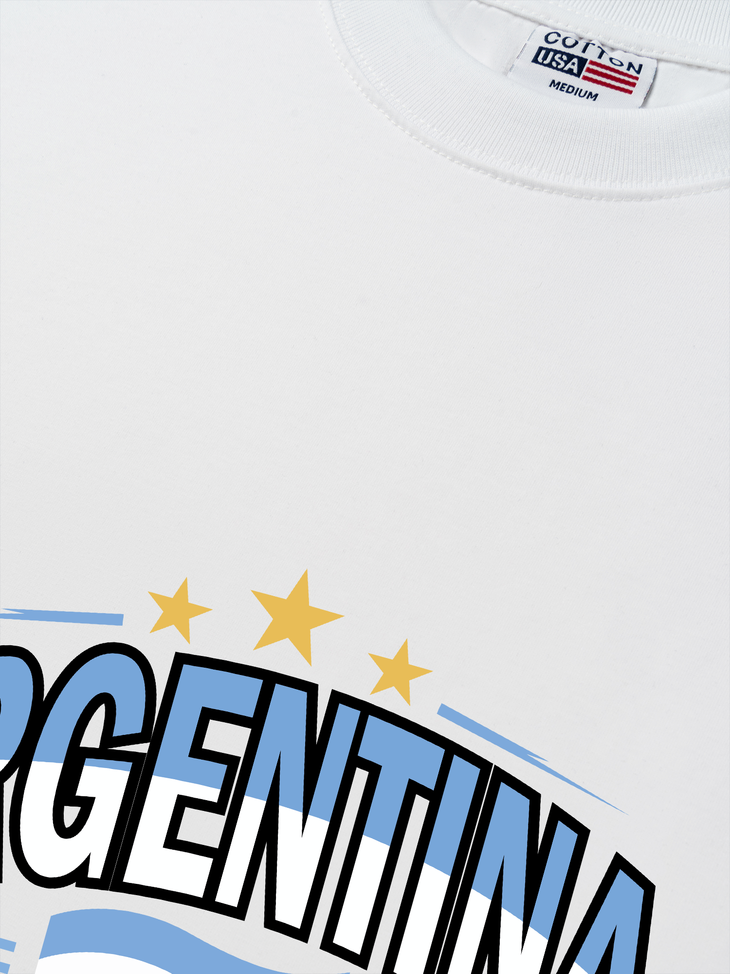 Áo Thun Relaxed Fit Soccer World Cup Argentina Ready