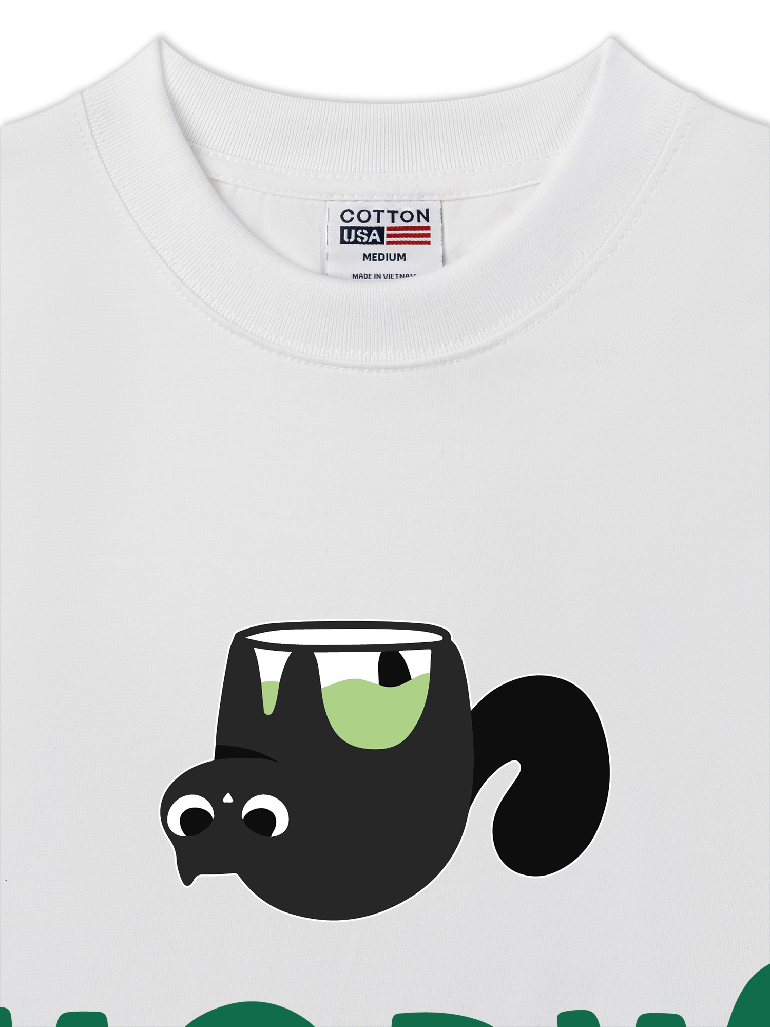 Áo Thun Relaxed Fit Soft Paw Meaw-tcha