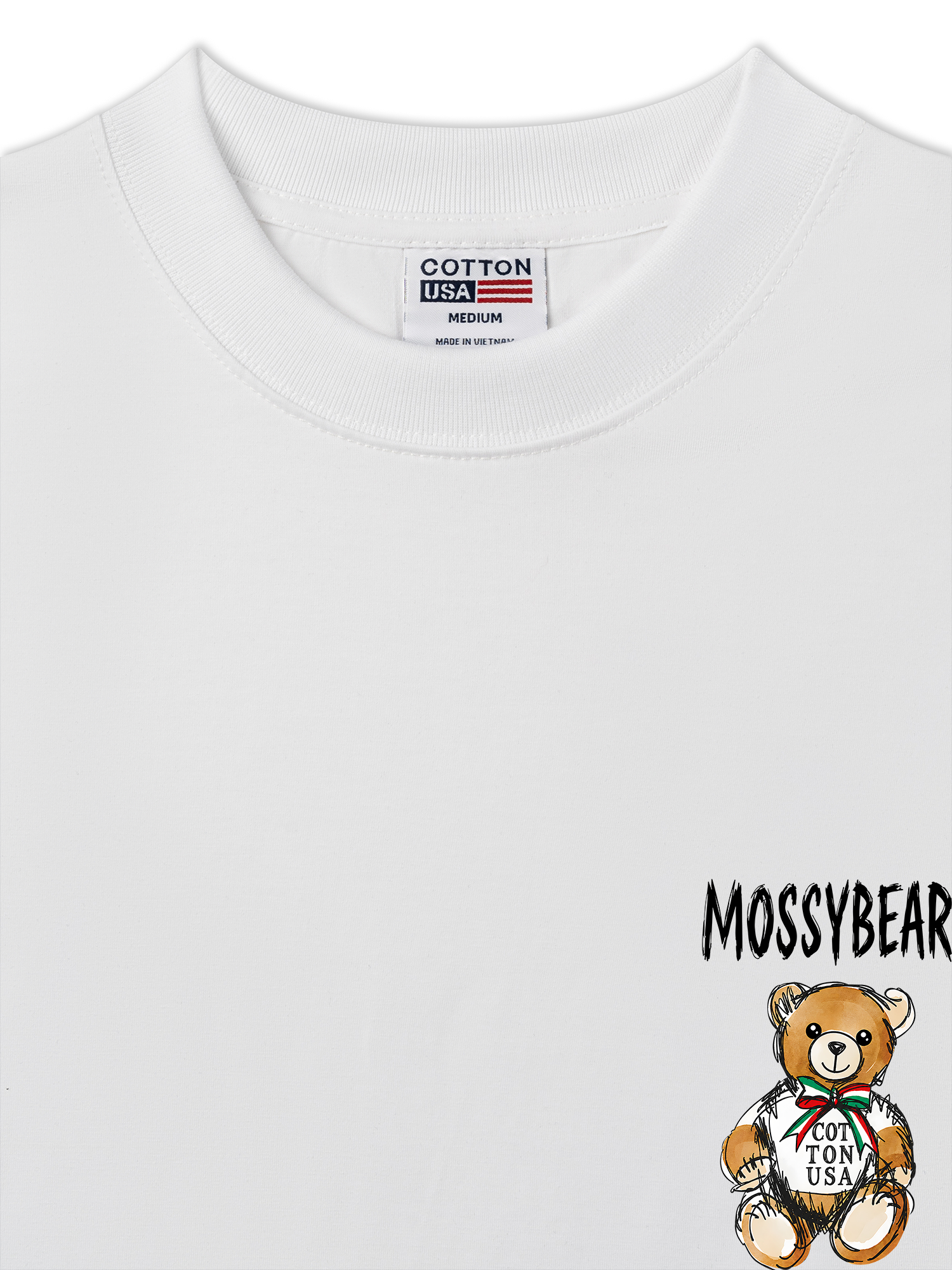 Áo Thun Relaxed Fit Mossy Bear Classic Bear