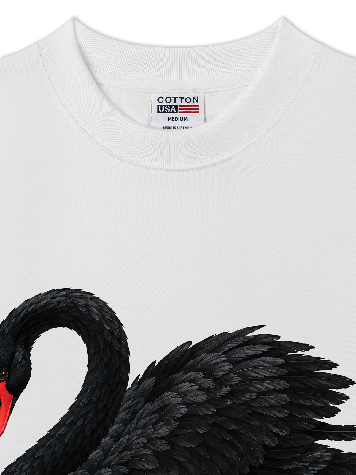 Áo Thun Relaxed Fit Black Swan