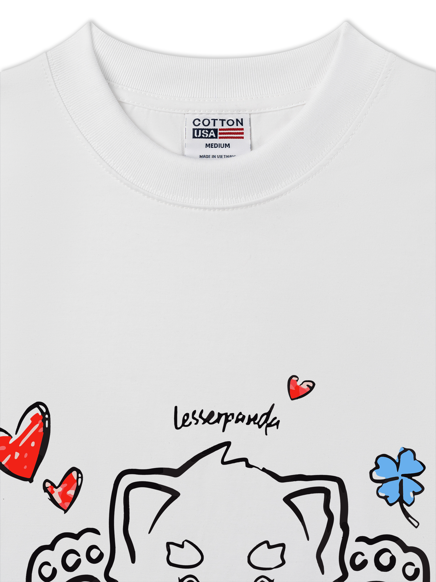 Áo Thun Relaxed Fit Soft Paw Draw