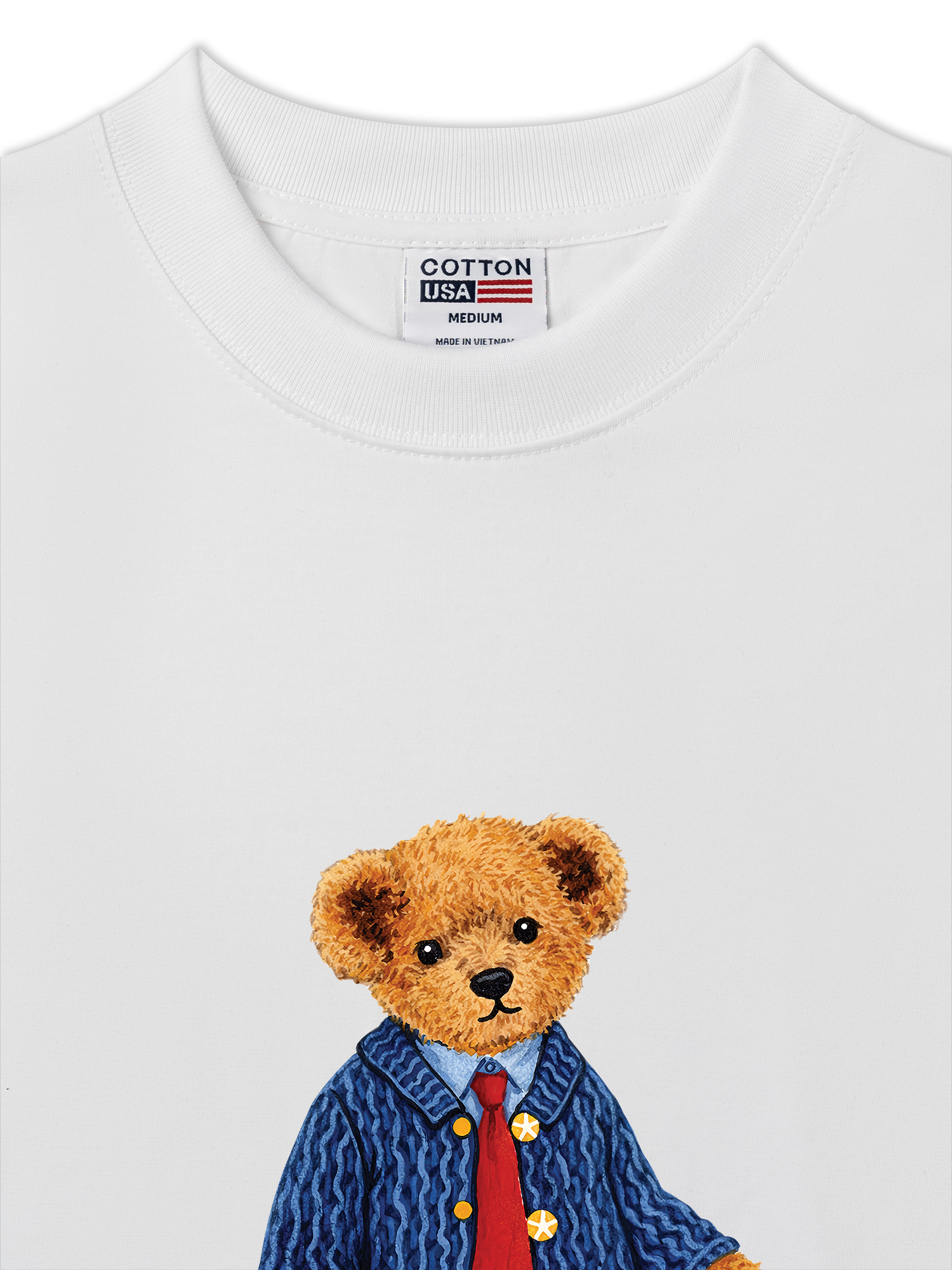 Áo Thun Relaxed Fit Soft Boy Bear