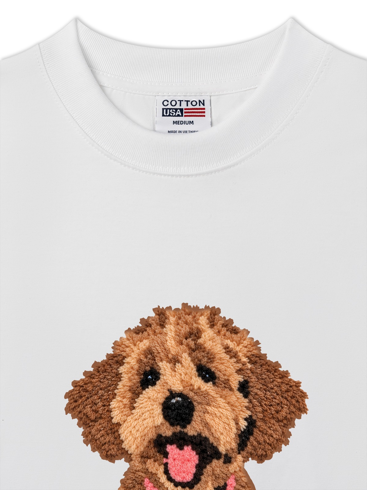 Áo Thun Relaxed Fit Cute Brown Puppy