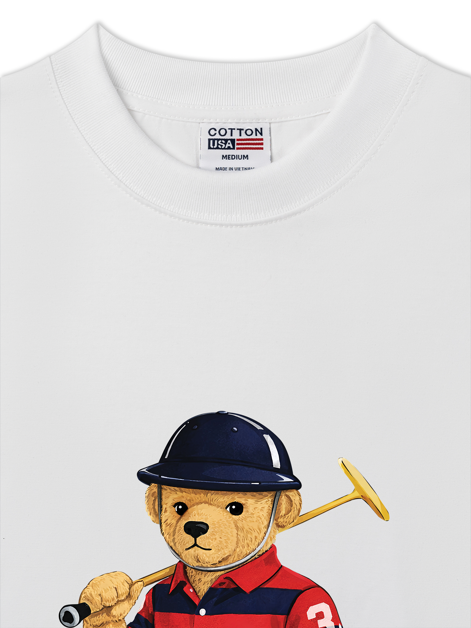 Áo Thun Relaxed Fit  Quiet Luxury Bear