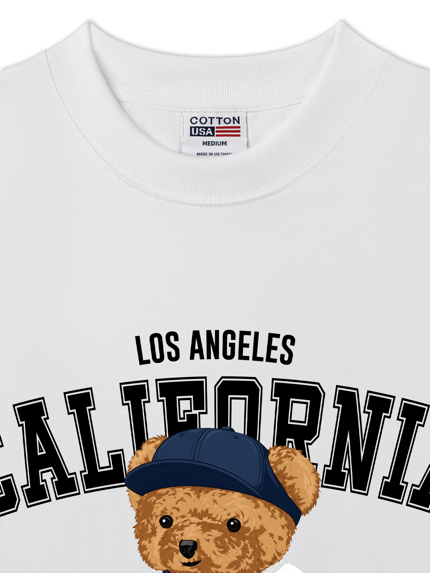 Áo Thun Relaxed Fit Bear Town California