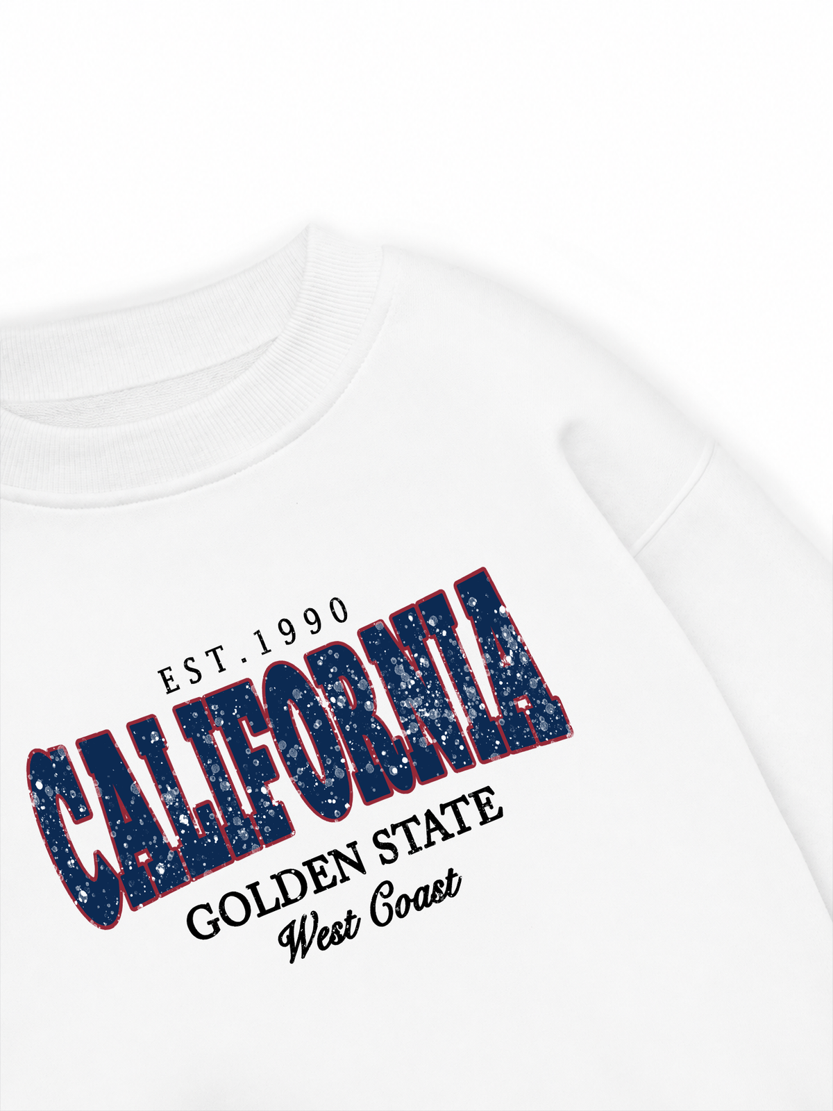 Áo Sweater Nỉ Hai Da California West Coast