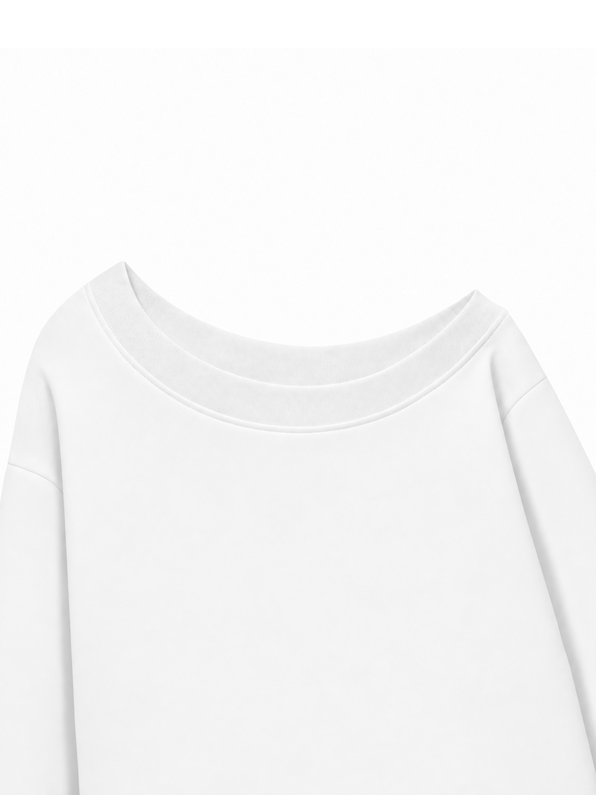Áo Sweater Lệch Vai Nỉ Hai Da Cotton USA Basic