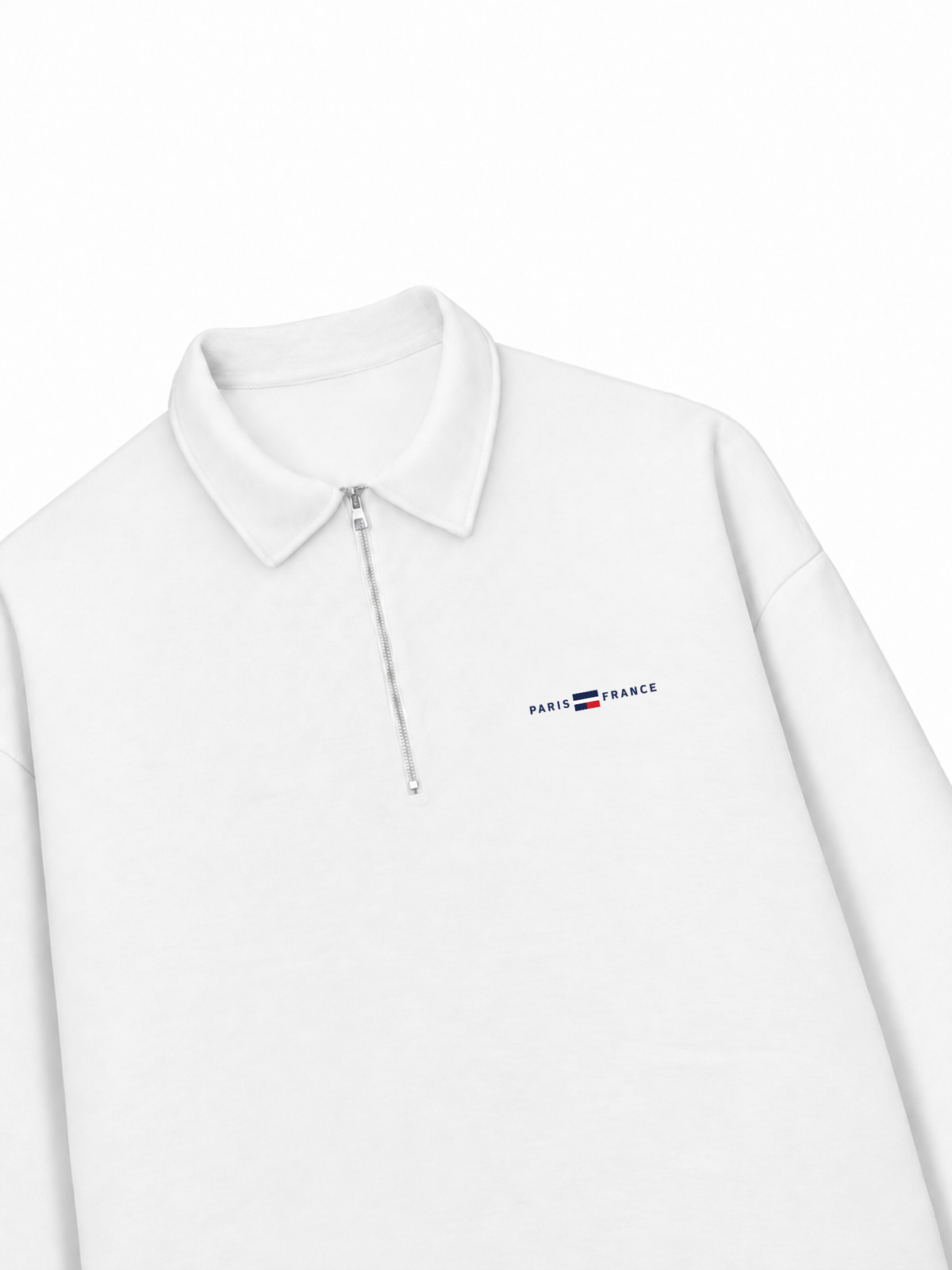 Áo Sweater Polo Nỉ Hai Da City Paris France