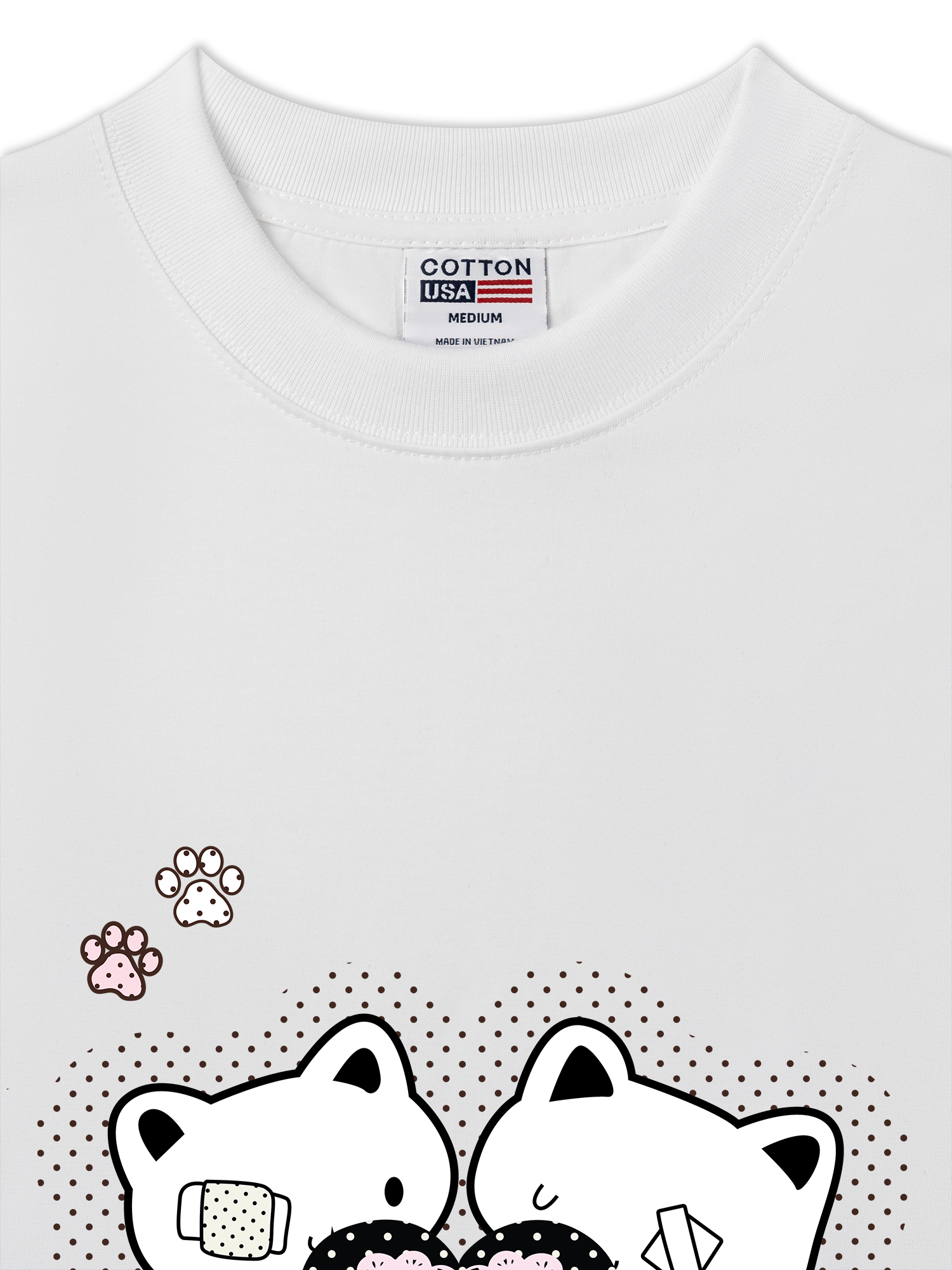 Áo Thun Relaxed Fit Dotty Mood Starlight Kitty Care PT0090PT