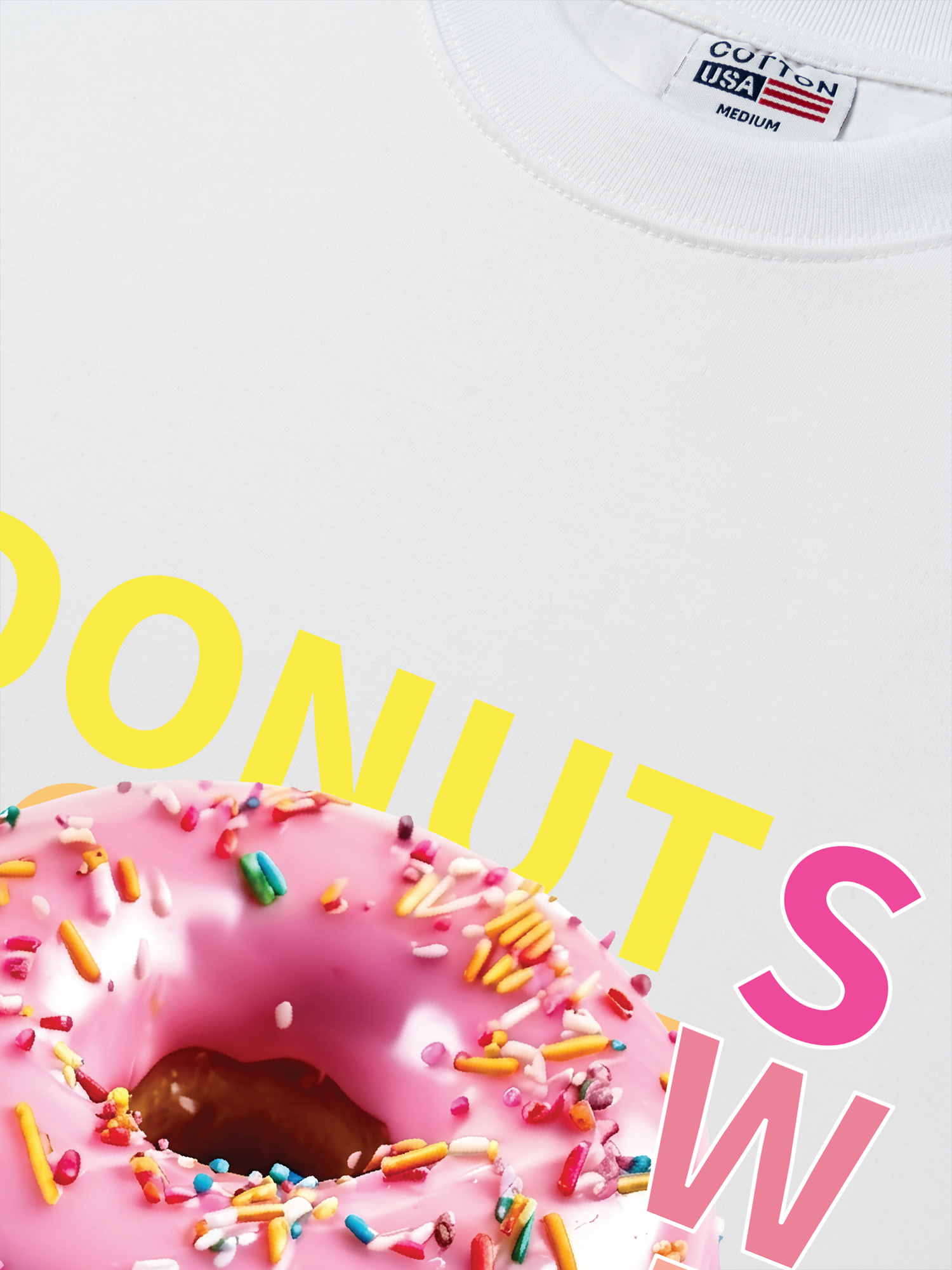 Áo Thun Relaxed Fit Yummy Mood Sweet Donut
