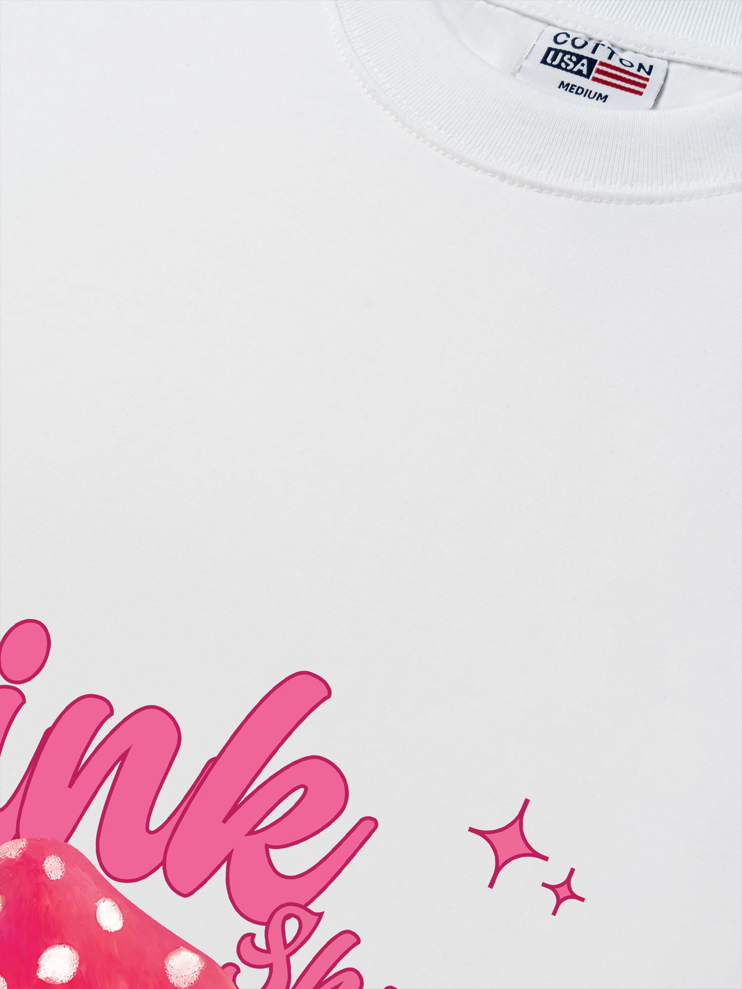 Áo Thun Relaxed Fit Tropical Pink Shrooms