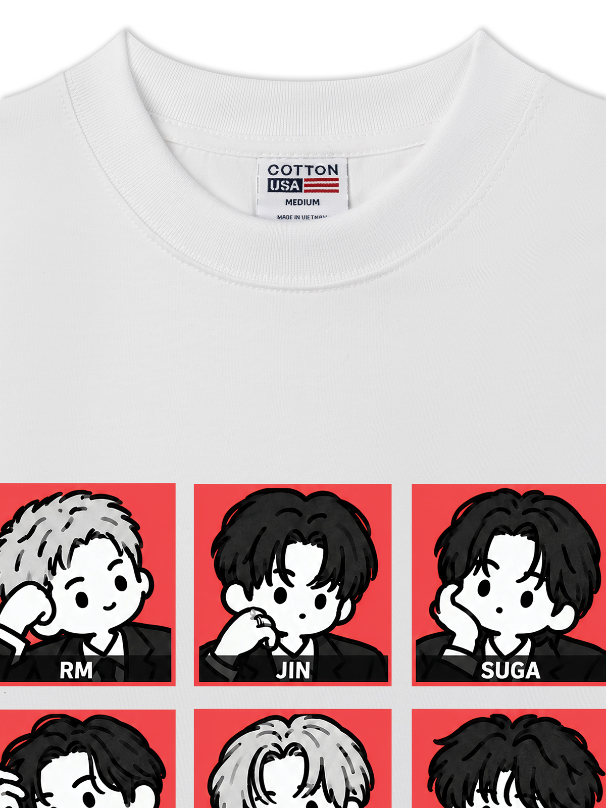 Áo Thun Relaxed Fit Bangtan Boys