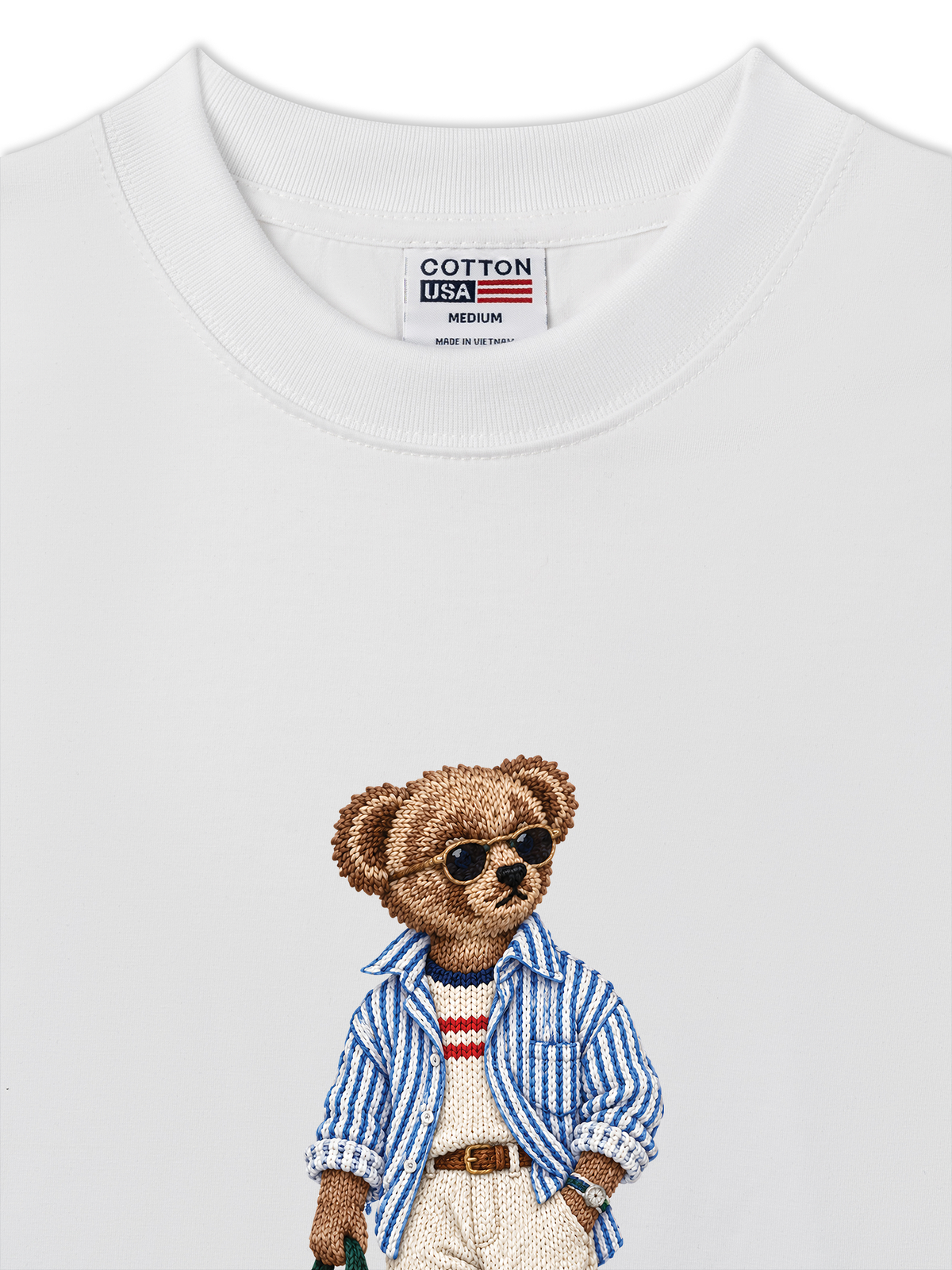 Áo Thun Relaxed Fit Bear Quiet Luxury
