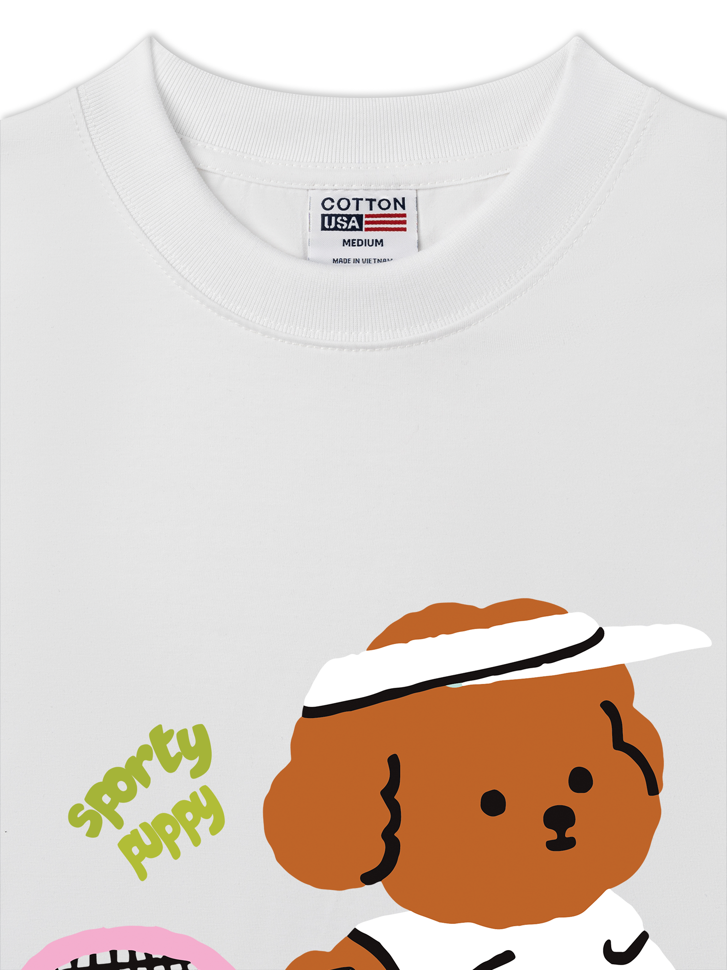 Áo Thun Relaxed Fit Soft Paw Sporty Puppy