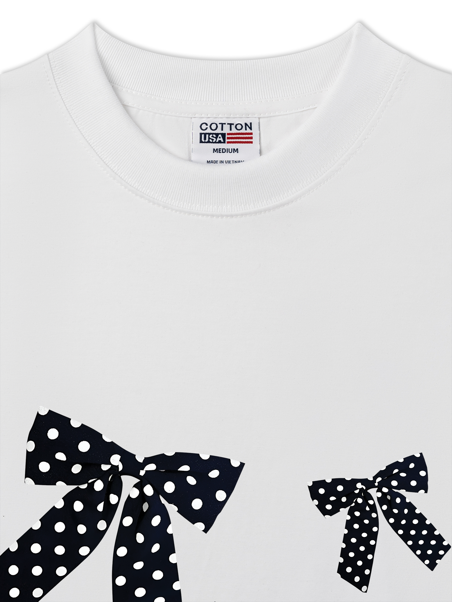 Áo Thun Relaxed Fit Dotty Mood Lovely Bloom Ribbon