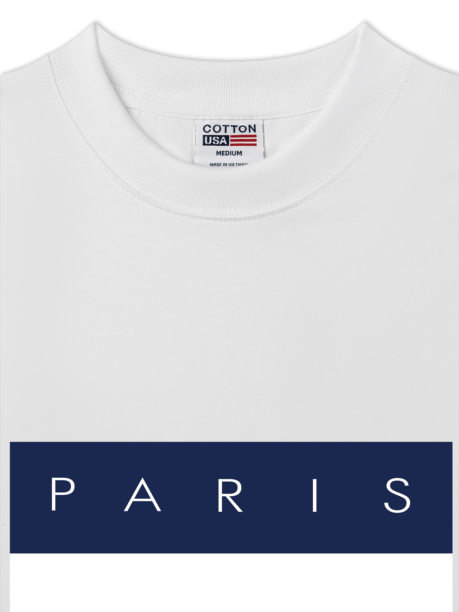 Áo Thun Relaxed Fit Paris France Flag