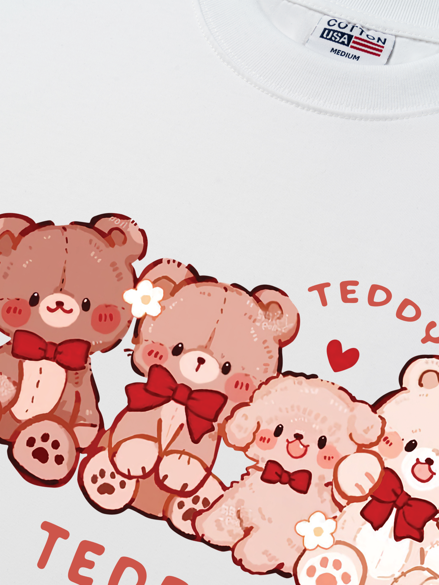 Áo Thun Relaxed Fit Sweet Teddy