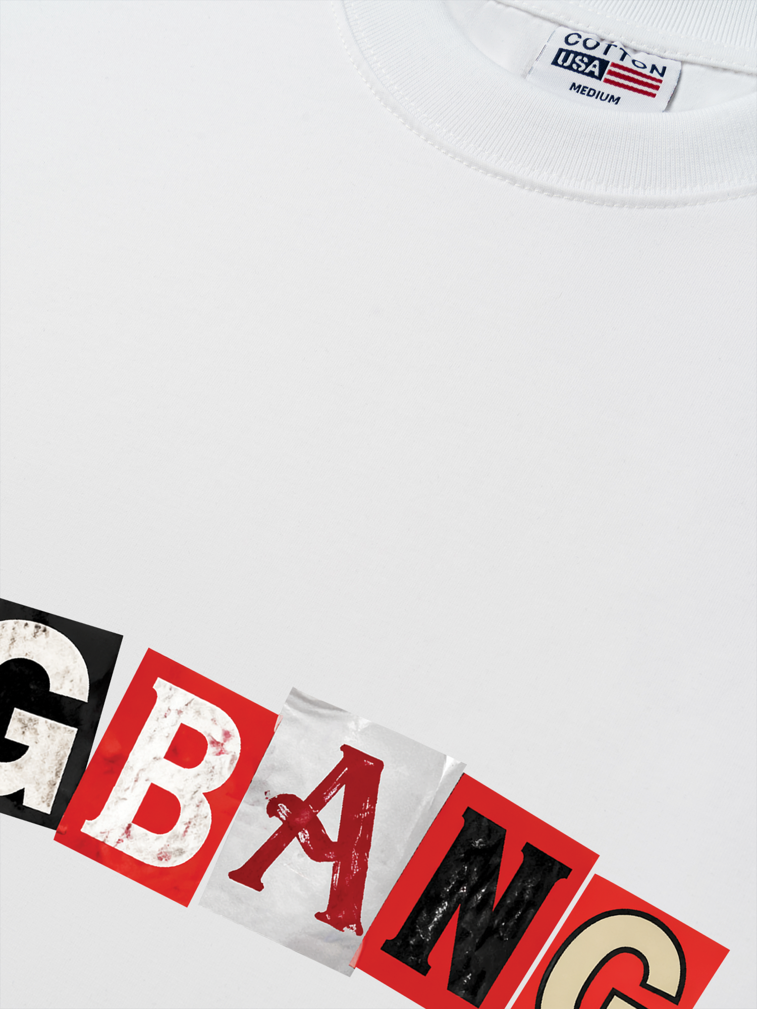 Áo Thun Relaxed Fit Idol Big Bang Futuristic Chrome Graphic Tee