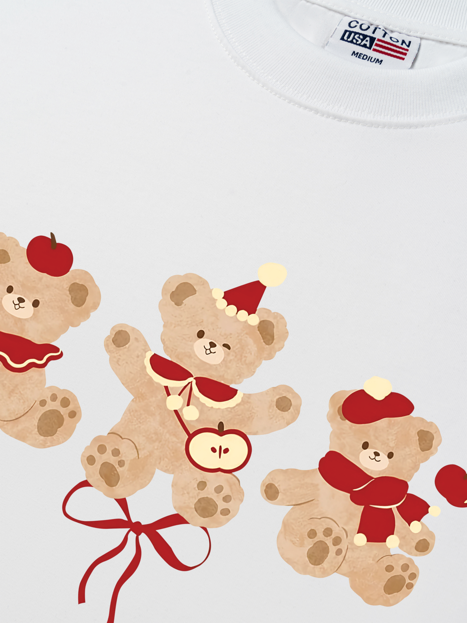 Áo Thun Relaxed Fit Cute Bear