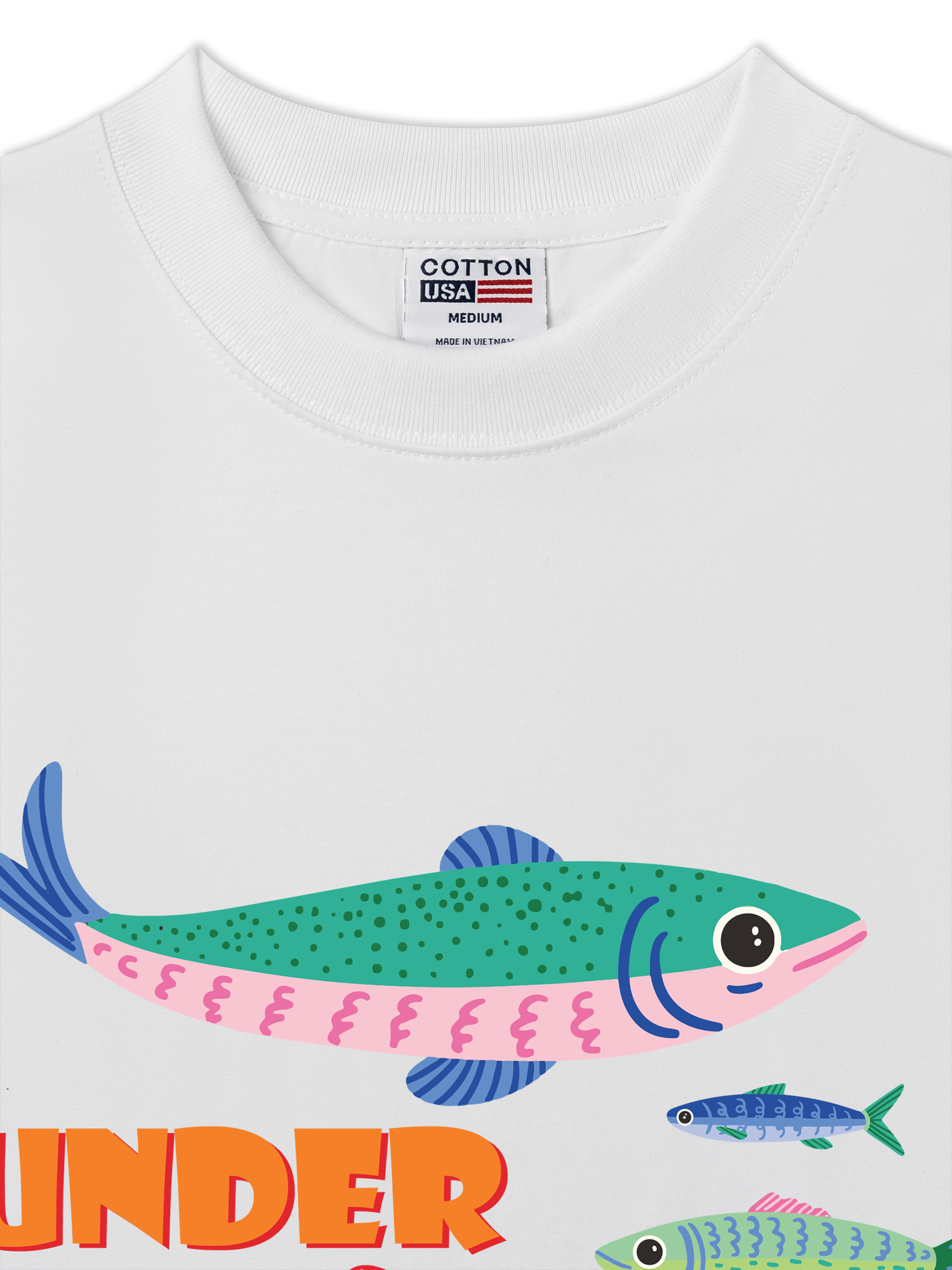 Áo Thun Relaxed Fit Tshirt Tropical Sardine