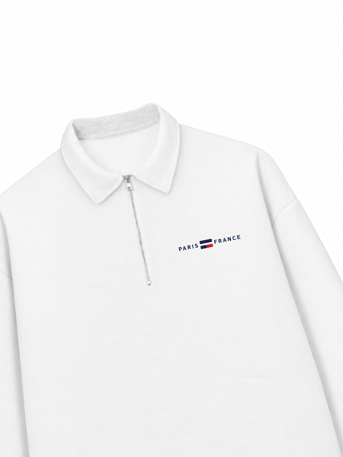 Áo Sweater Polo Nỉ Hai Da City Paris France