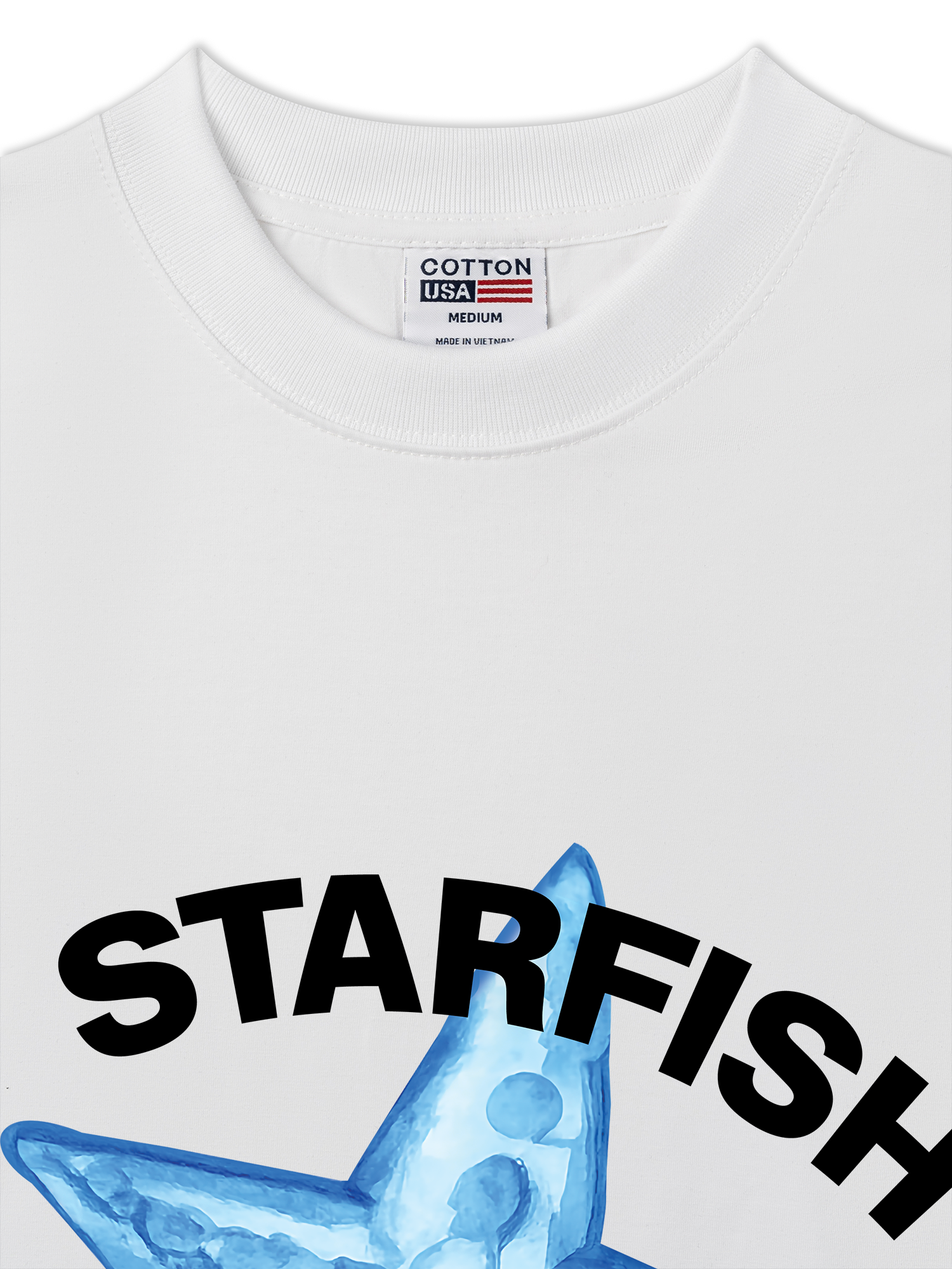 Áo Thun Relaxed Fit Tropical Bing Blue Starfish