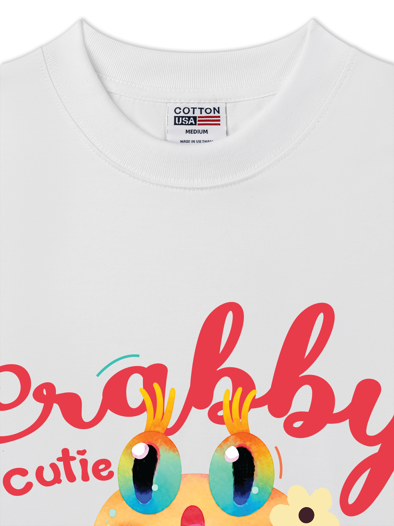 Áo Thun Relaxed Fit Tropical Crabby Cutie