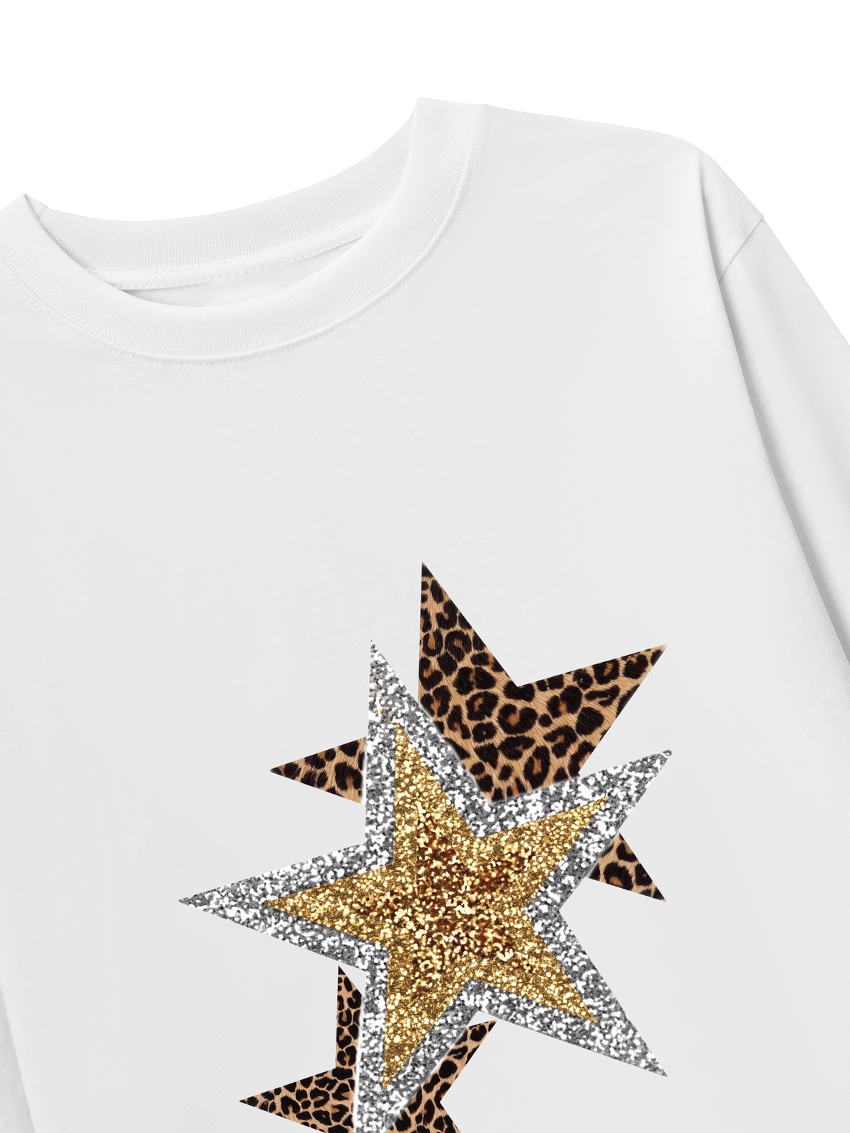 Áo Thun Dài Tay Urban Leopard Metallic Savage Stars