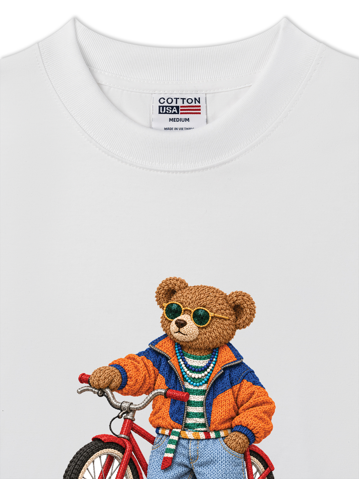 Áo Thun Relaxed Fit Bear Cycling