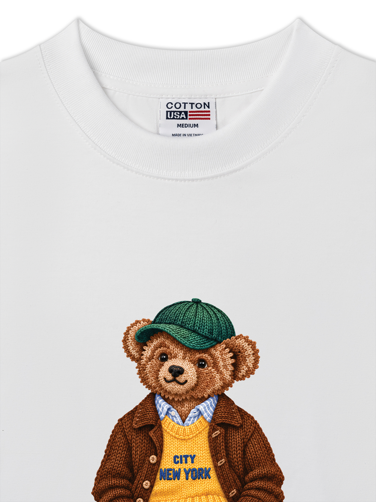 Áo Thun Relaxed Fit Bear Autumn Outfit