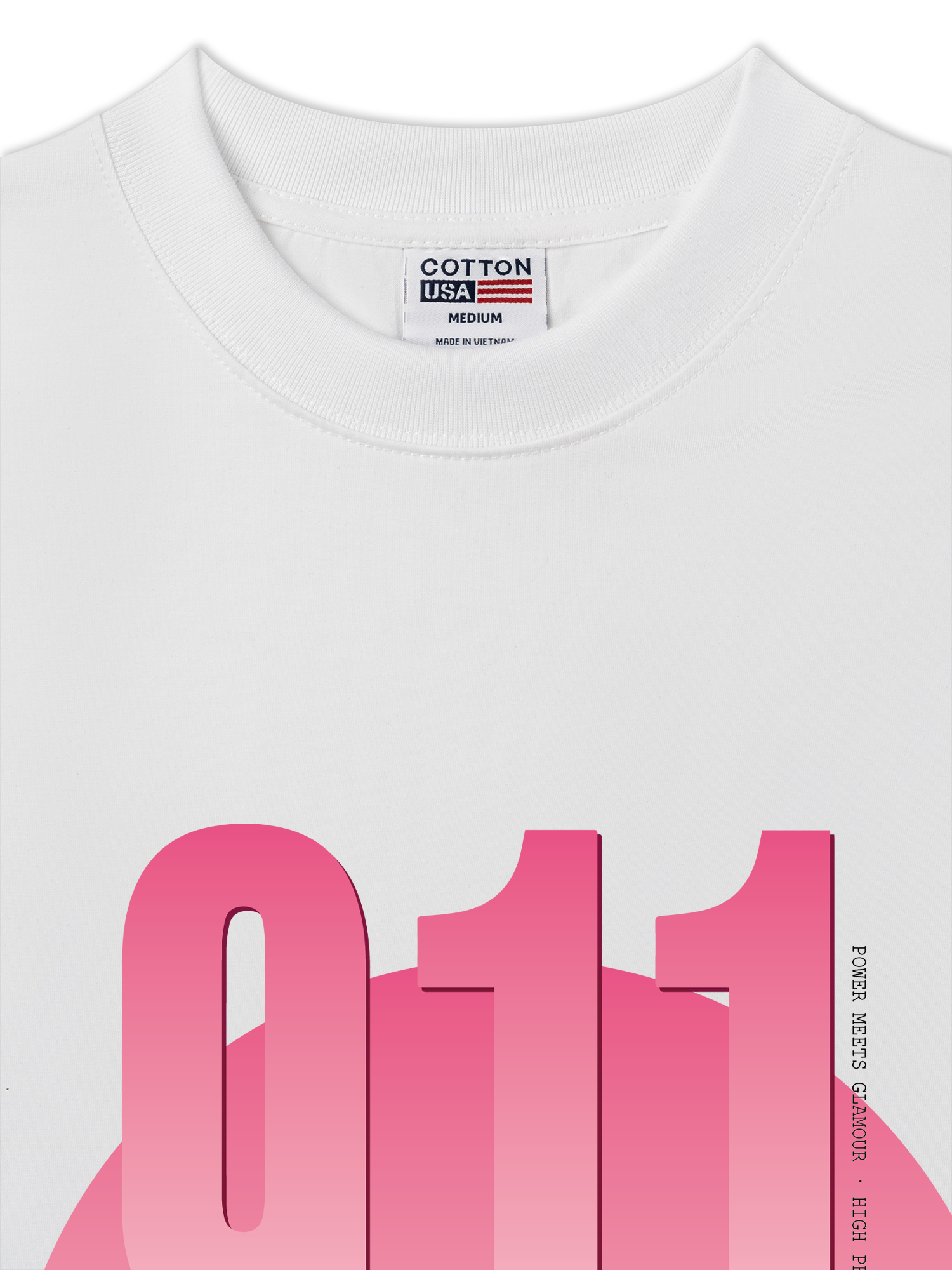 Áo Thun Relaxed Fit Car 911 Icon In Pink