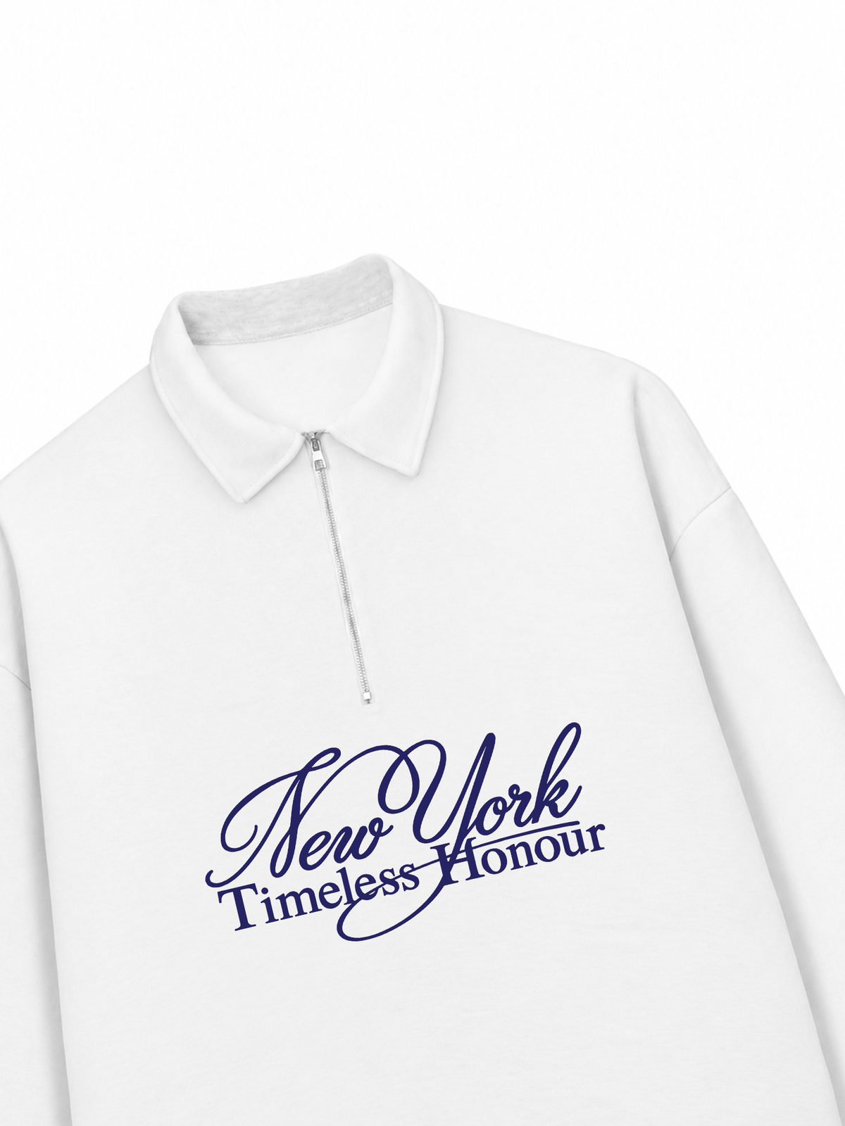 Áo Sweater Polo Nỉ Hai Da  New York Timeless Honour