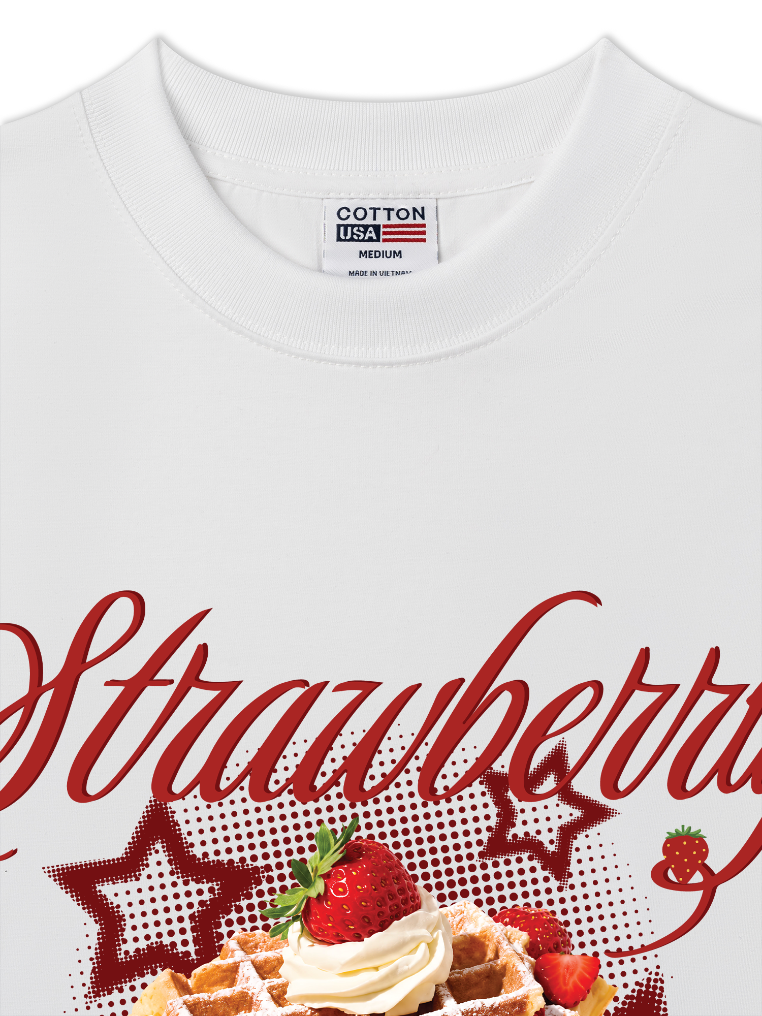 Áo Thun Relaxed Fit Strawberry With Star